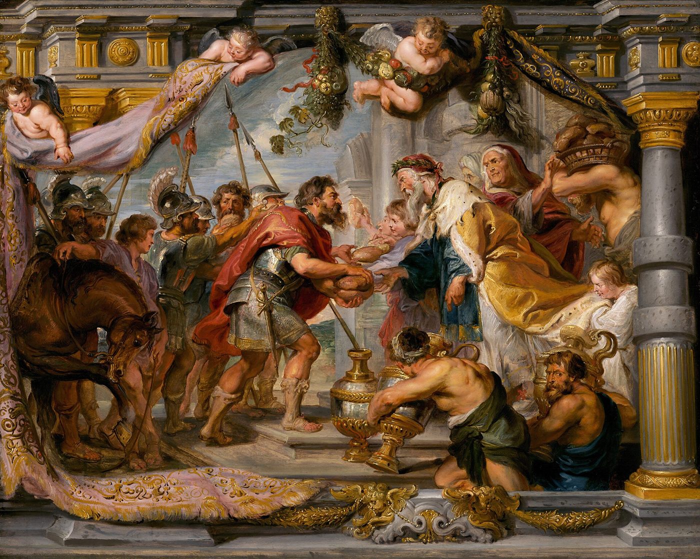 O Encontro de Abraão e Melquisedeque, por Peter Paul Rubens