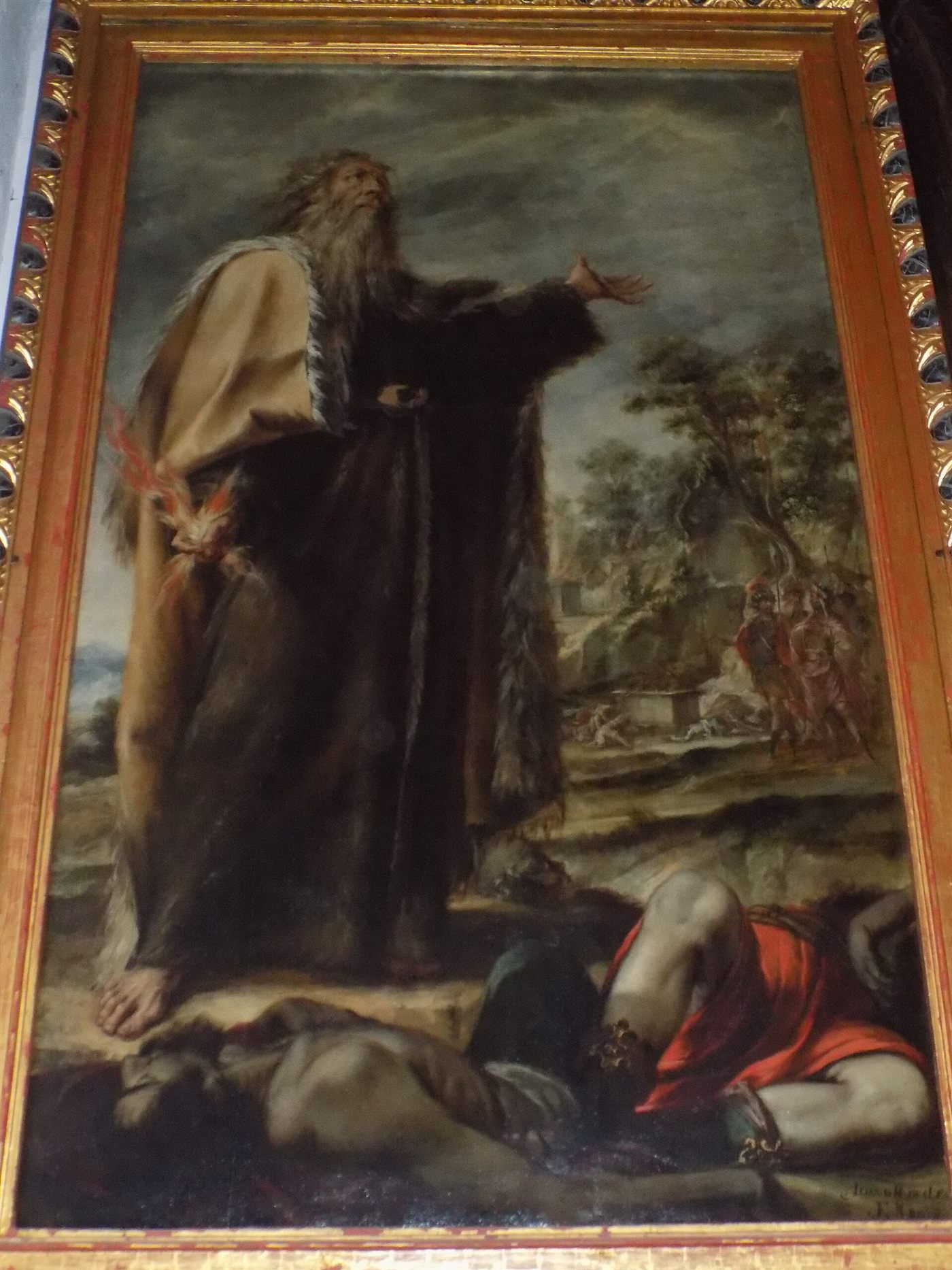 Elias e os profetas de Baal no Monte Carmelo, por Juan de Valdés Leal