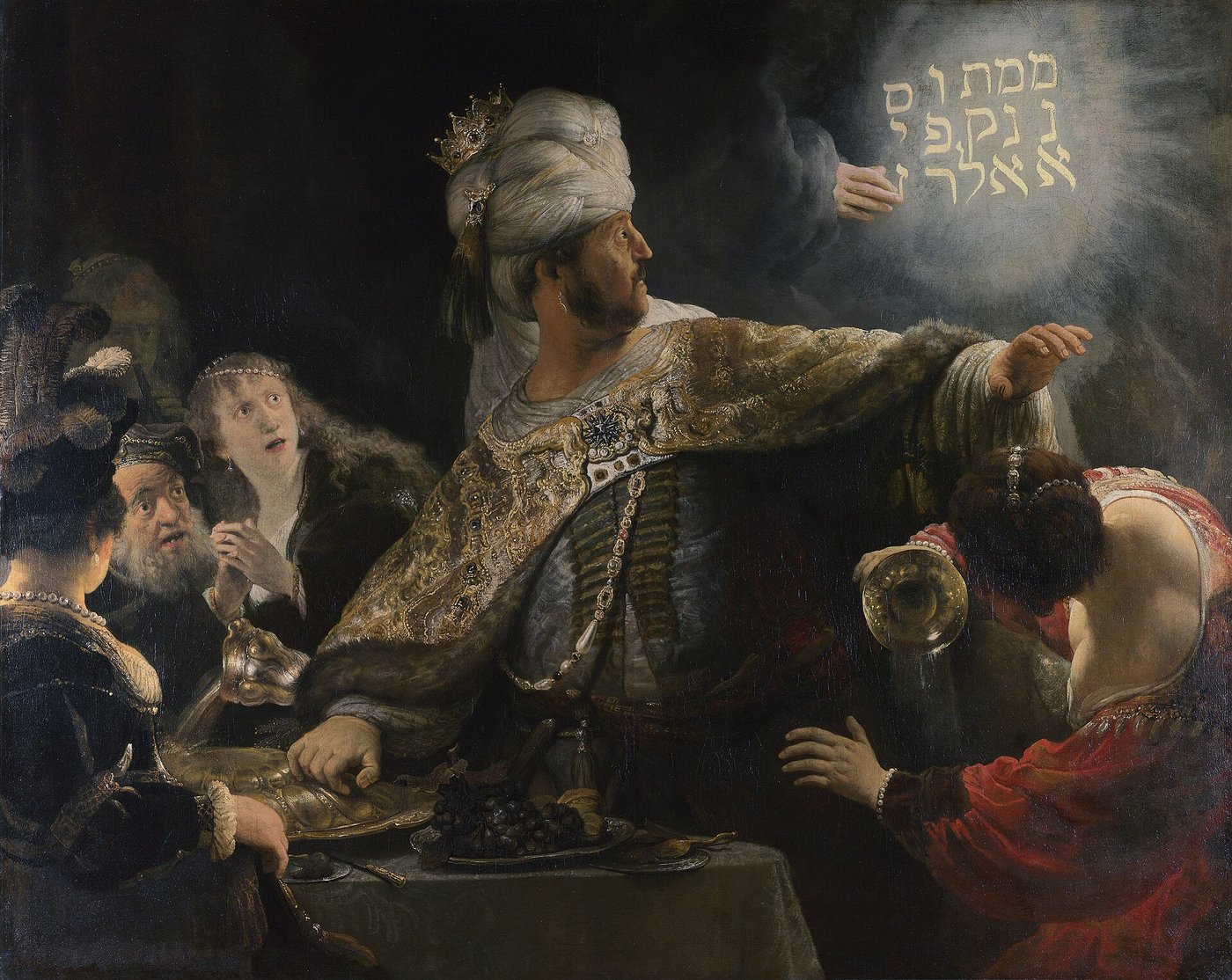 A Festa de Belsazar, por Rembrandt
