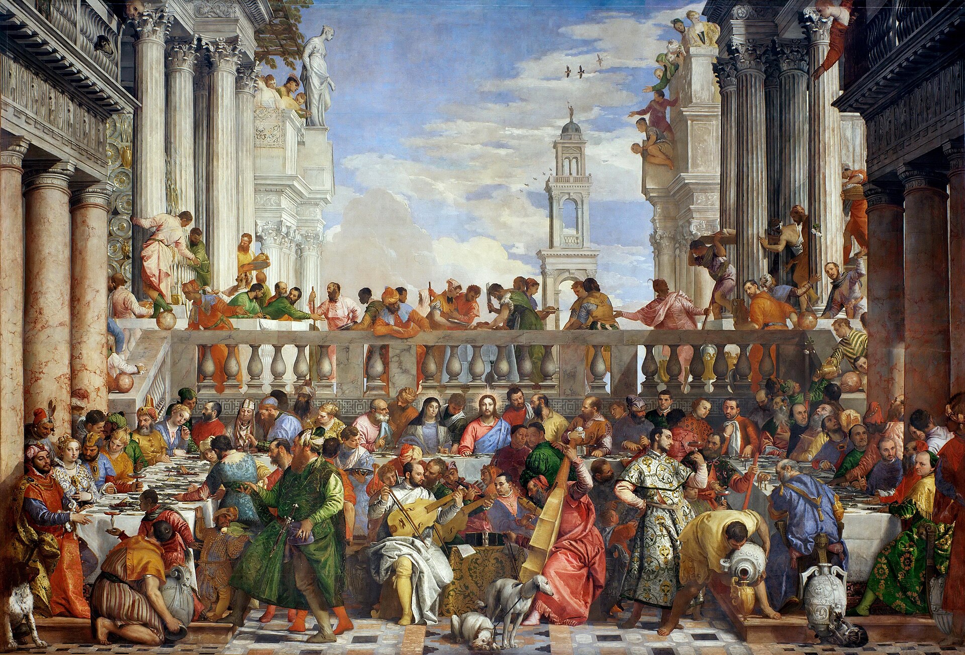 As Bodas de Caná, por Paolo Veronese