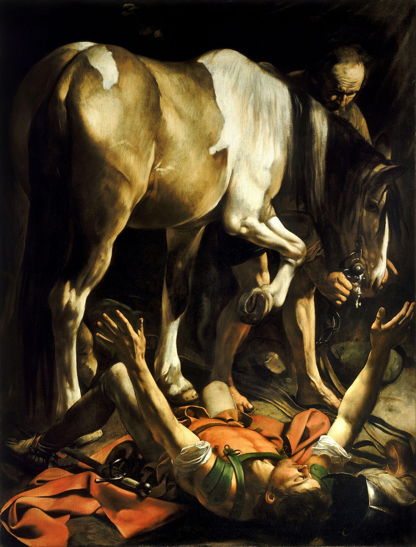 A Conversão de São Paulo a caminho de Damasco, por Caravaggio
