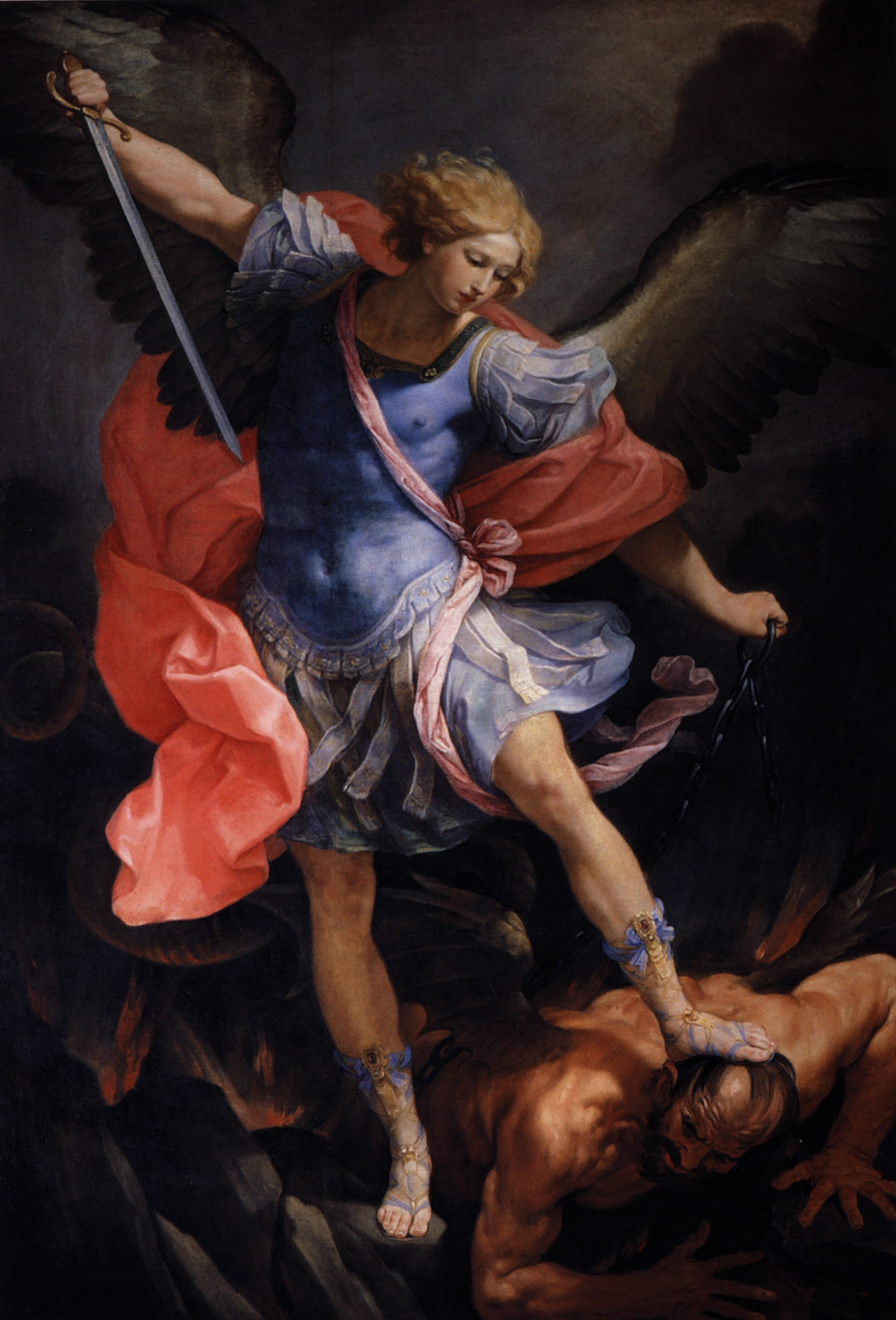 São Miguel Arcanjo Vencendo Satanás, por Guido Reni