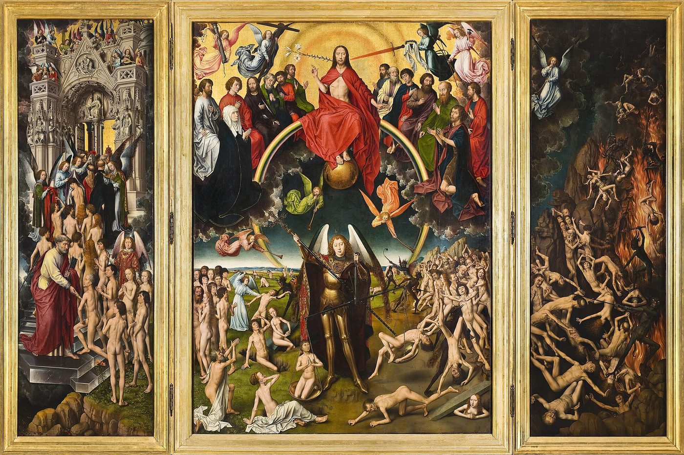 O Juízo Final, tríptico de Hans Memling