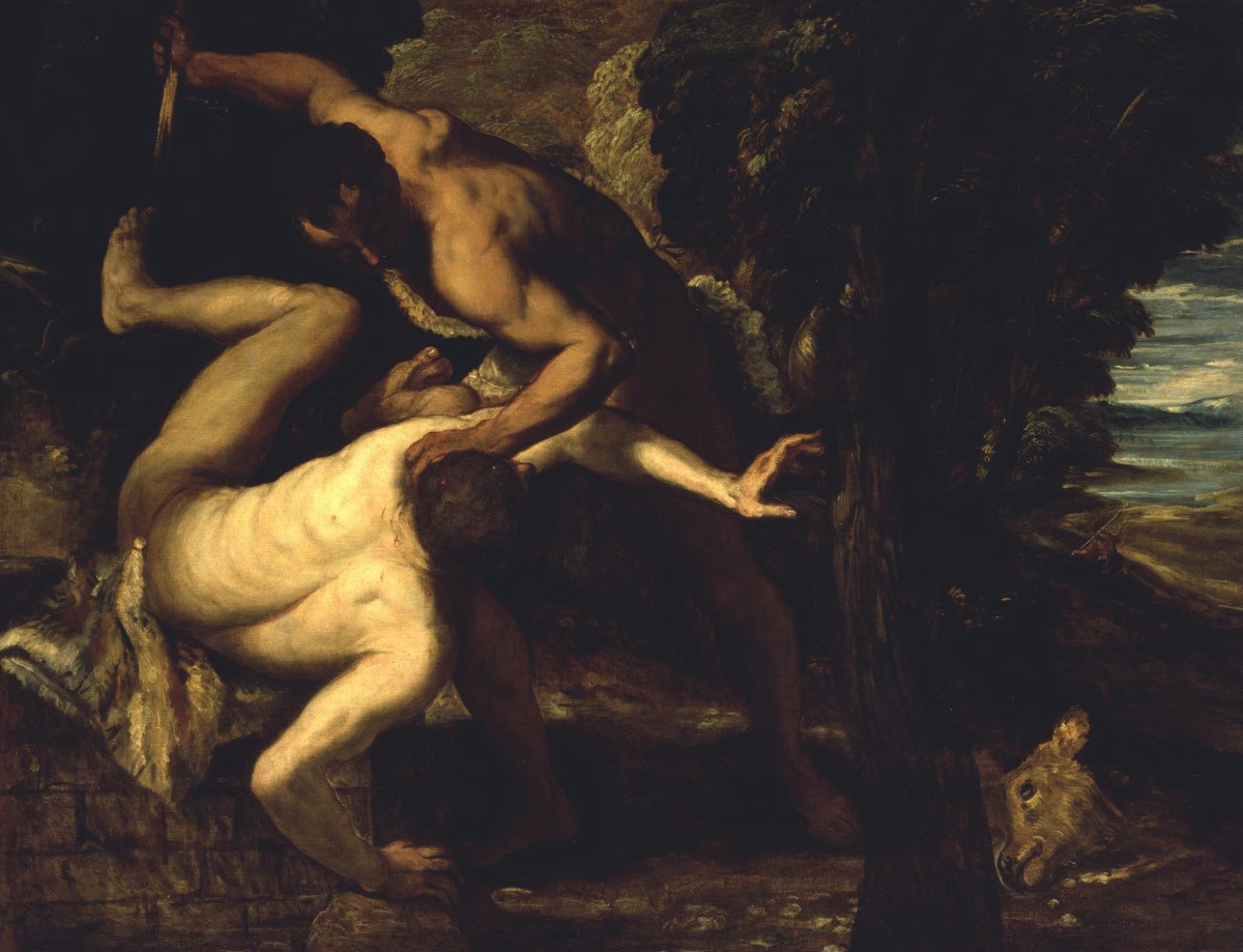 Caim e Abel, pintura de Jacopo Tintoretto