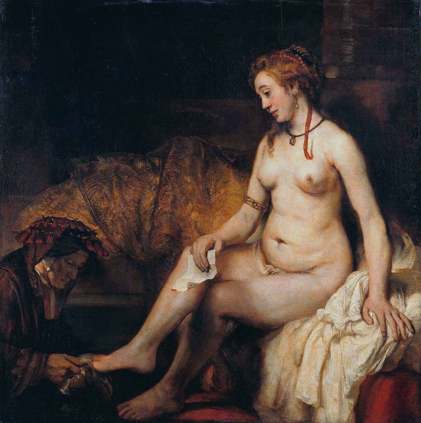 Bate-Seba com a carta de Davi, por Rembrandt