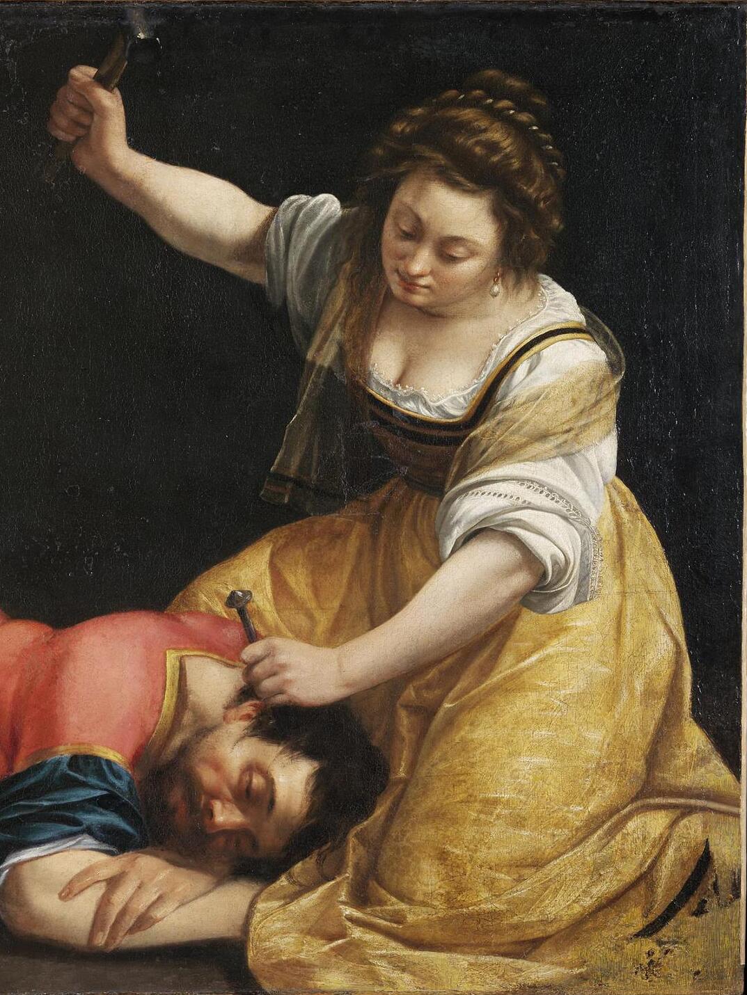 Jael e Sísera, por Artemisia Gentileschi (c. 1620)