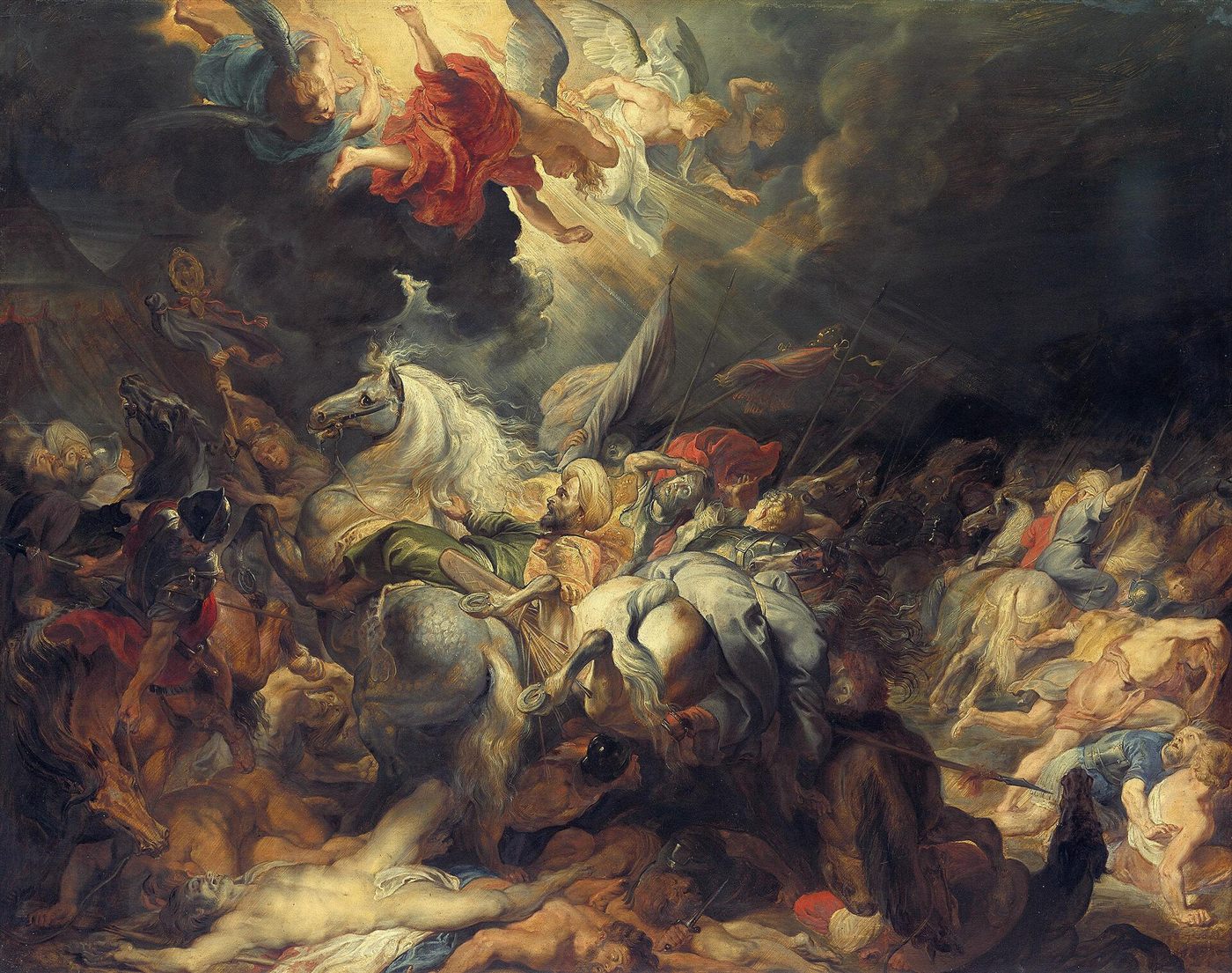 A destruição do exército de Senaqueribe, por Peter Paul Rubens