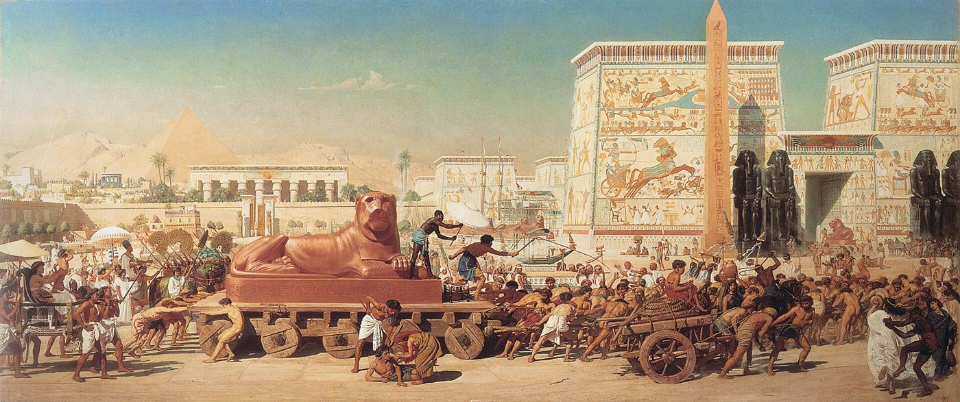 Israel no Egito, pintura de Edward Poynter