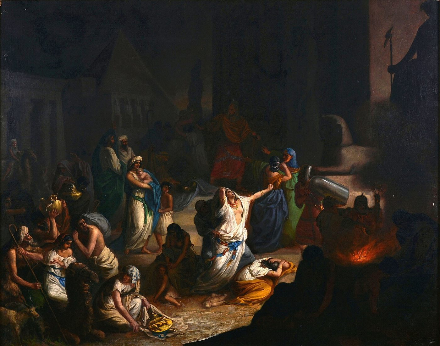 Da última praga do Egito, pintura de Henryk Siemiradzki