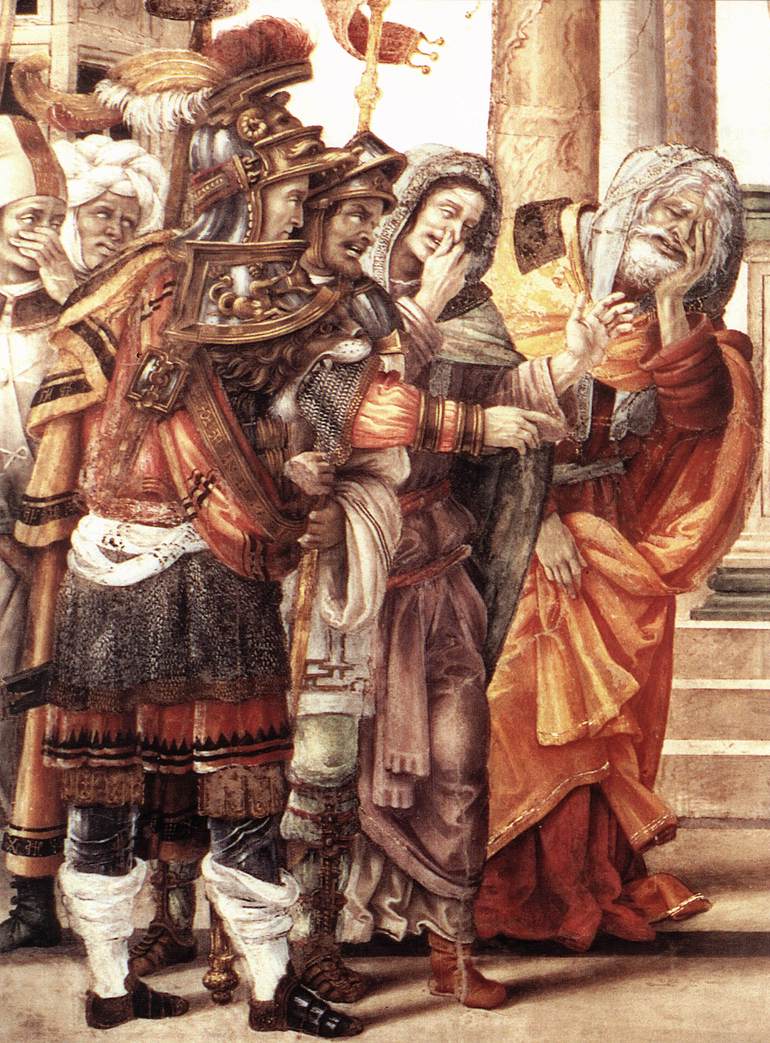 São Filipe expulsa o dragão do templo de Hierápolis, afresco de Filippino Lippi