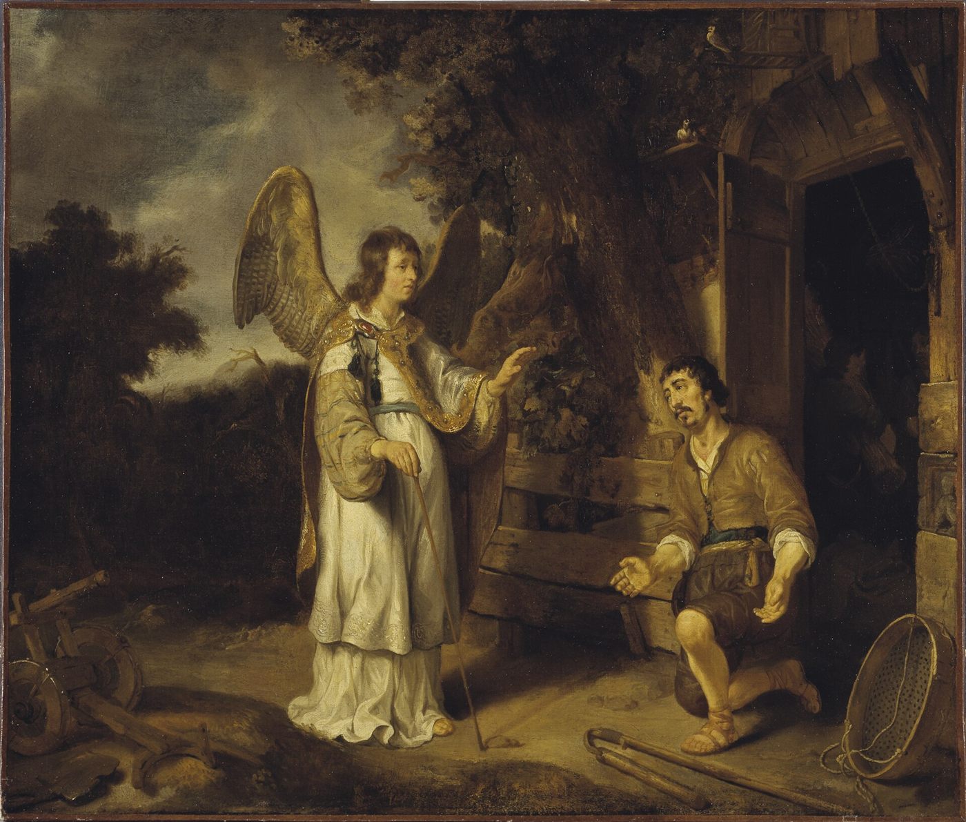O Anjo e Gideão, por Gerbrand van den Eeckhout