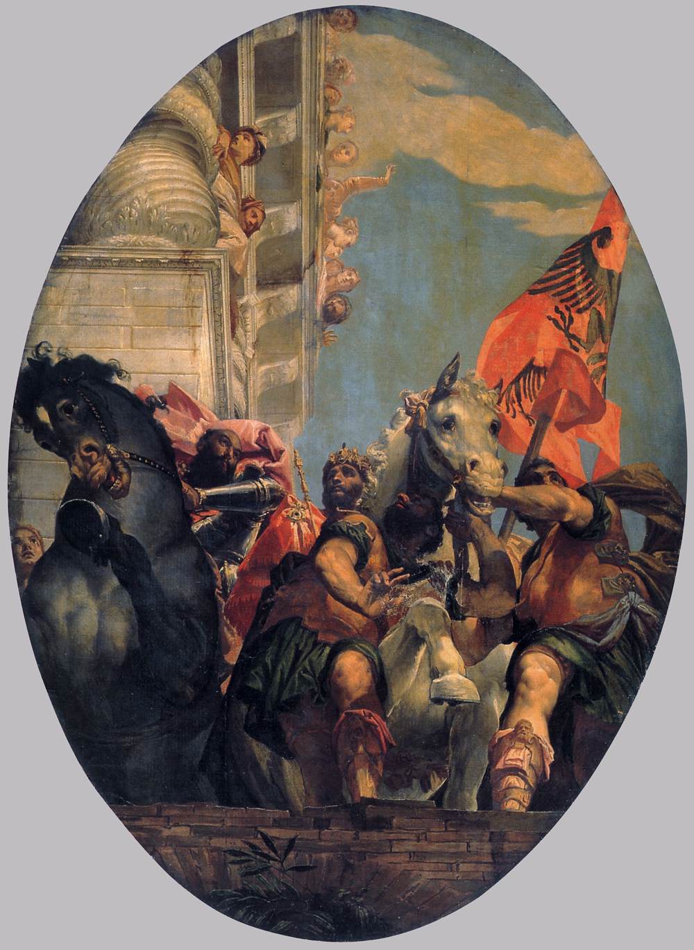 O Triunfo de Mardoqueu, por Paolo Veronese
