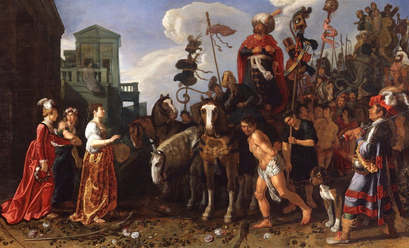 Jefté e sua filha, por Pieter Lastman