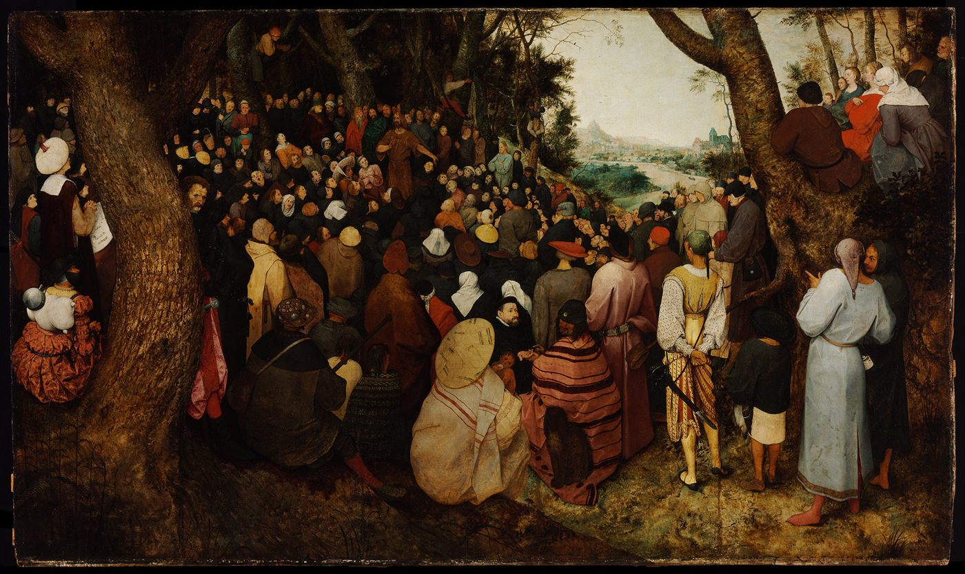 A Pregação de João Batista, por Pieter Bruegel