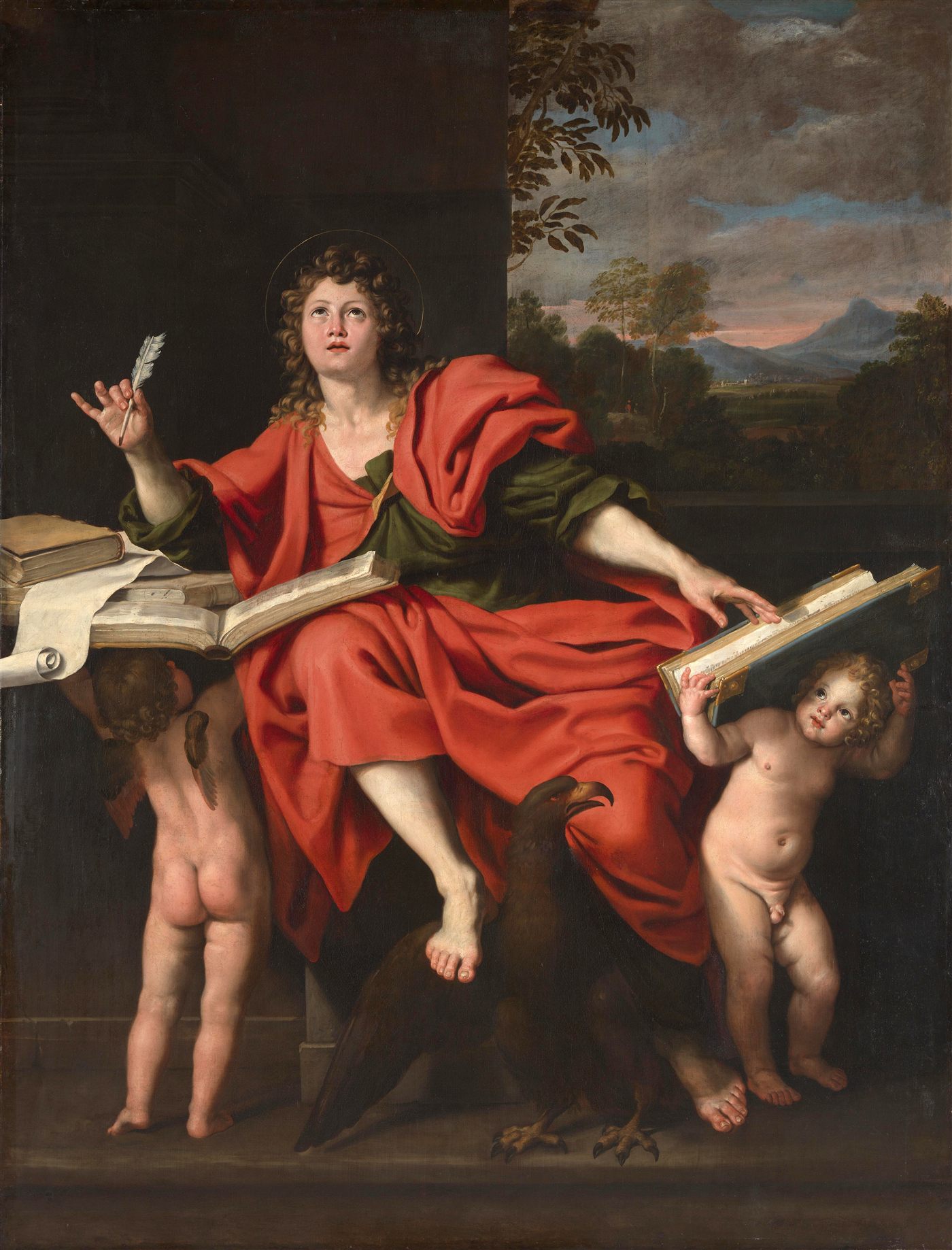 São João Evangelista, por Domenichino
