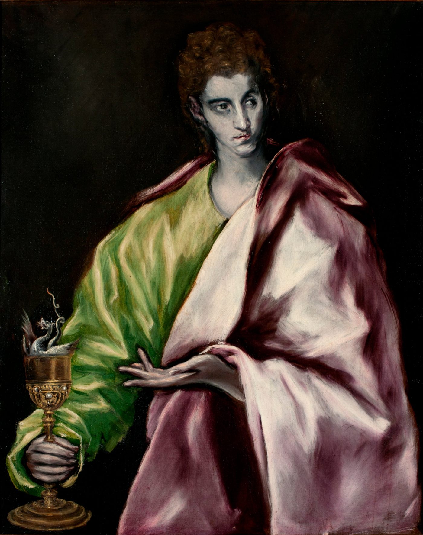 São João Evangelista com a Taça, por El Greco