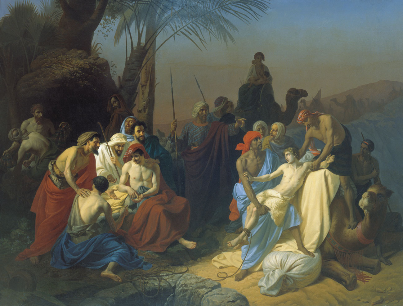 Os filhos de Jacó vendem José, por Konstantin Flavitsky (1855)