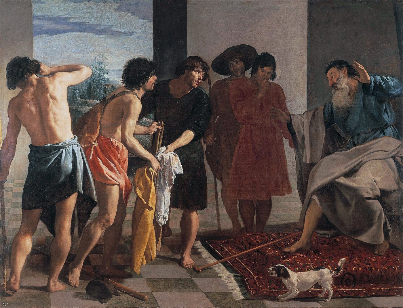 A túnica de José levada a Jacó, por Diego Velázquez (1630)
