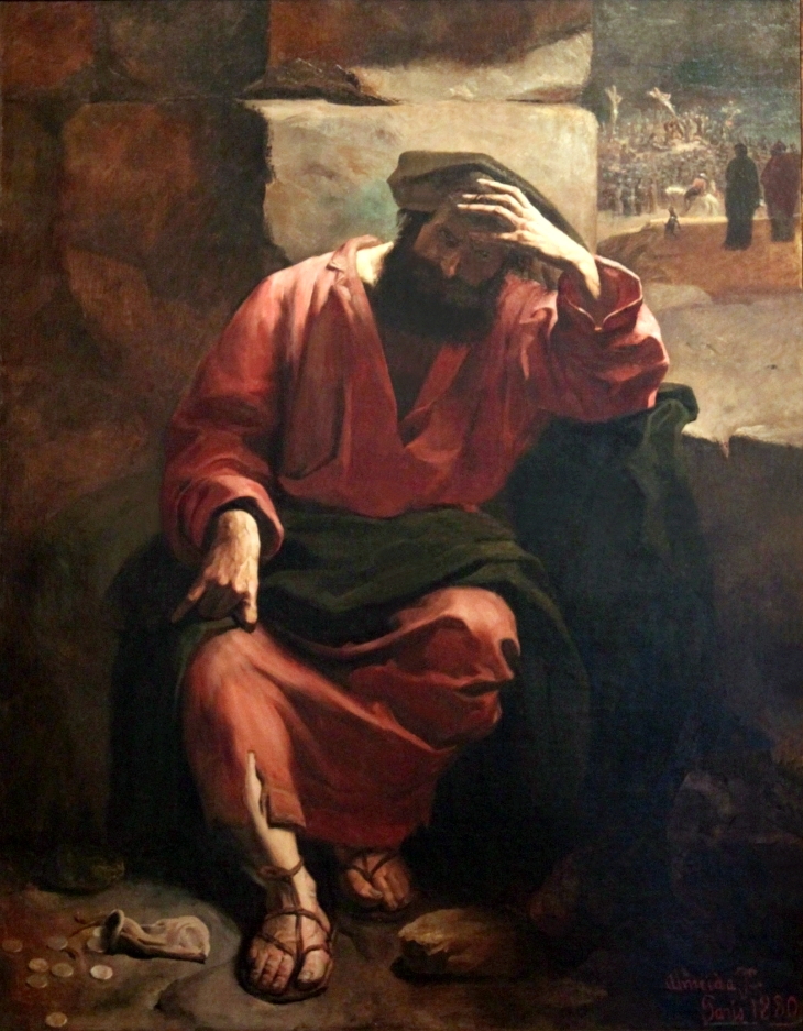 Remorso de Judas, por Almeida Júnior