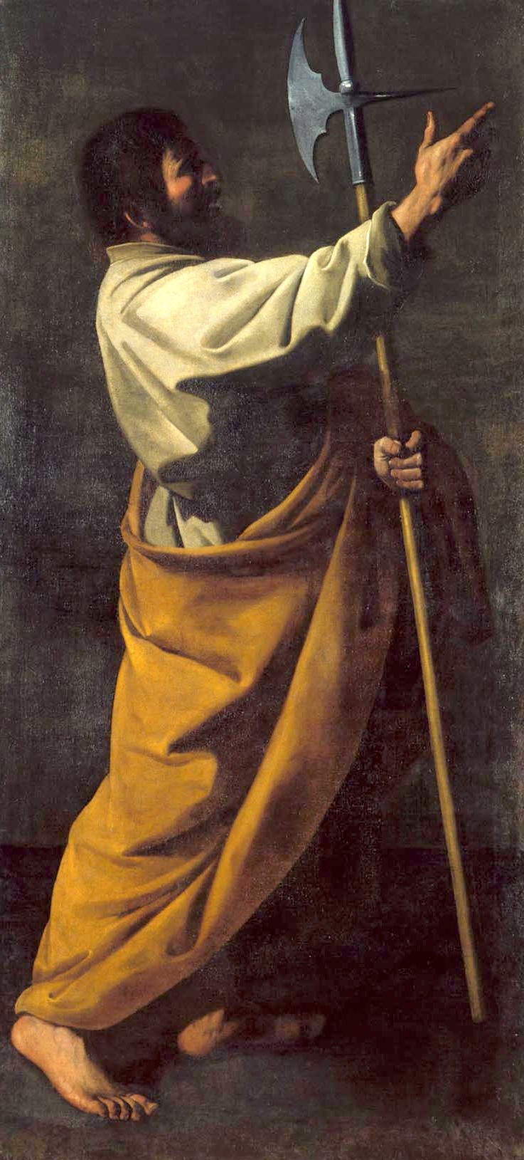 São Judas Tadeu, por Francisco de Zurbarán