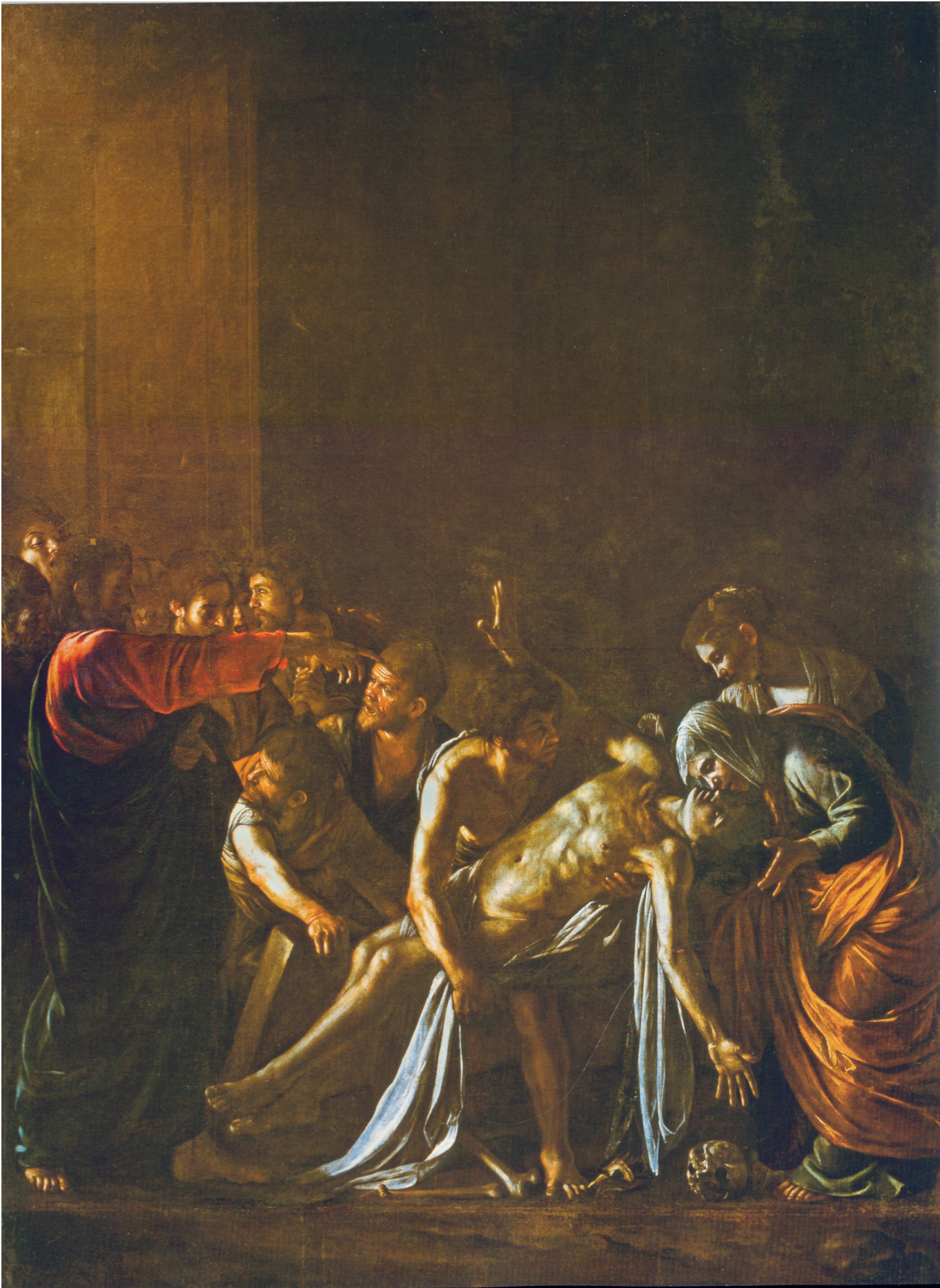 A Ressurreição de Lázaro, por Caravaggio
