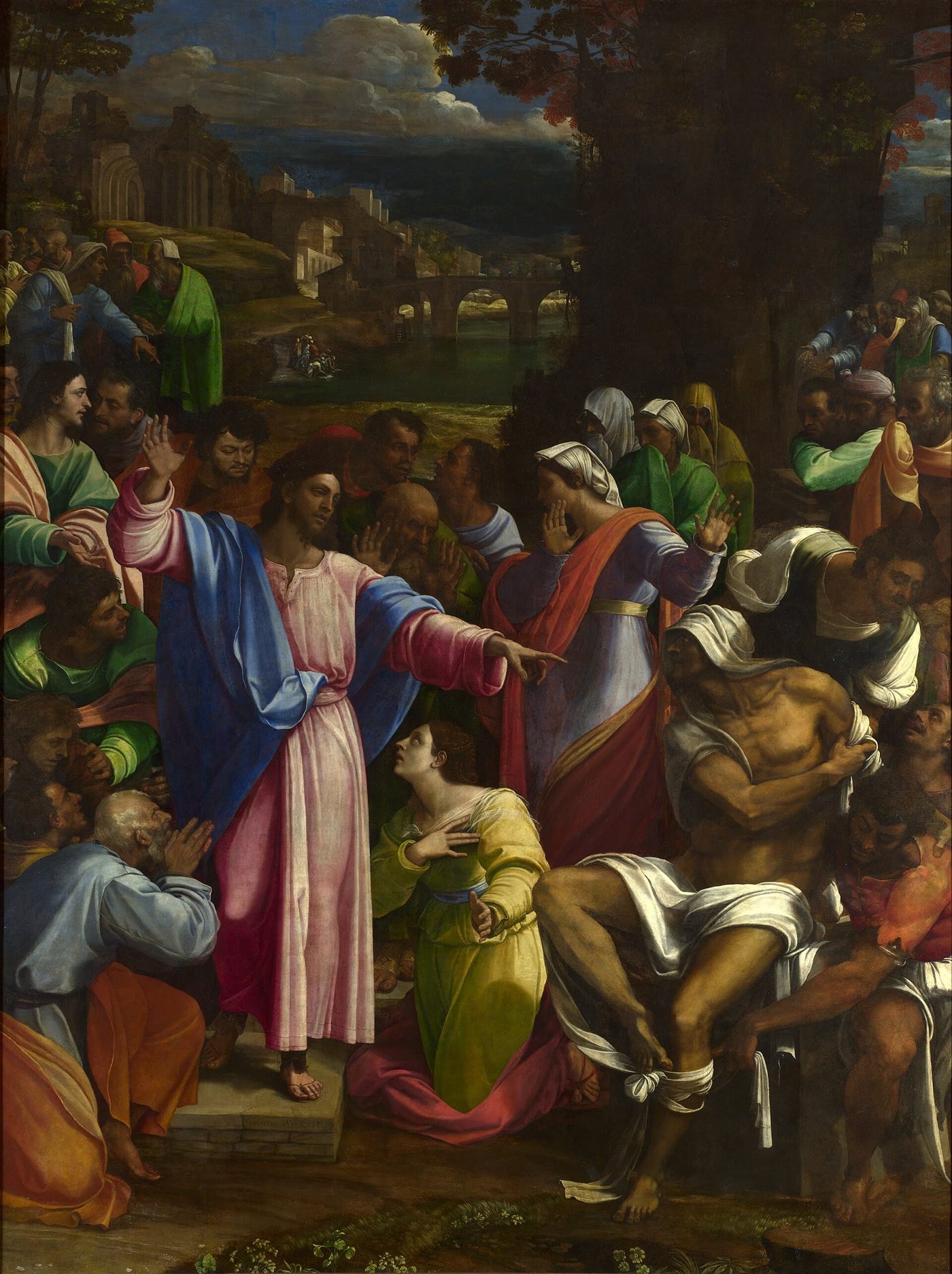 A Ressurreição de Lázaro, por Sebastiano del Piombo