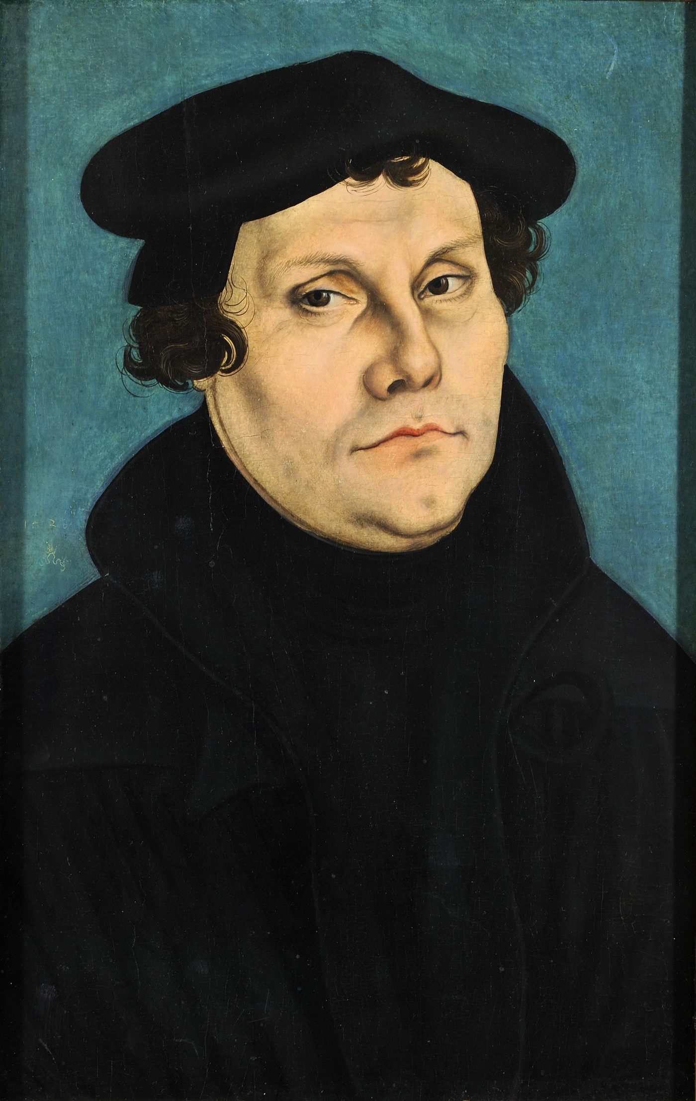 Retrato de Martinho Lutero, por Lucas Cranach, o Velho