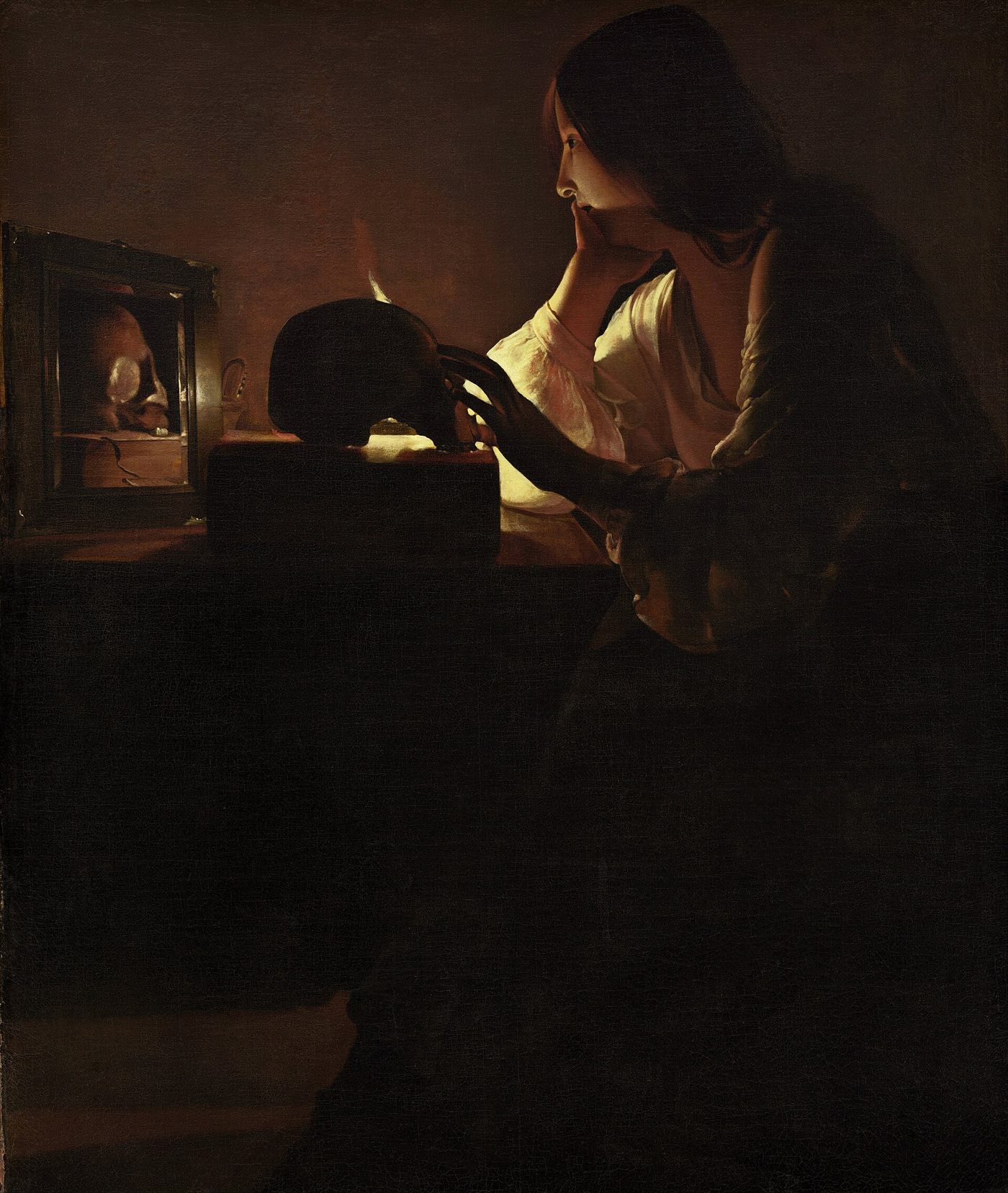 A Madalena Penitente, por Georges de La Tour
