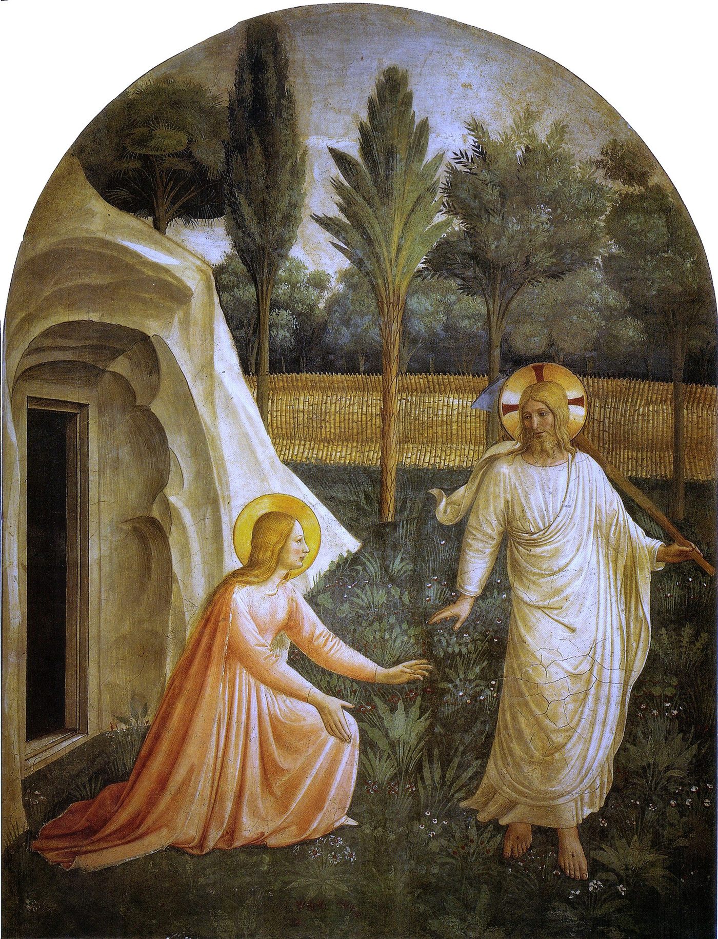 Noli me tangere, afresco de Fra Angelico