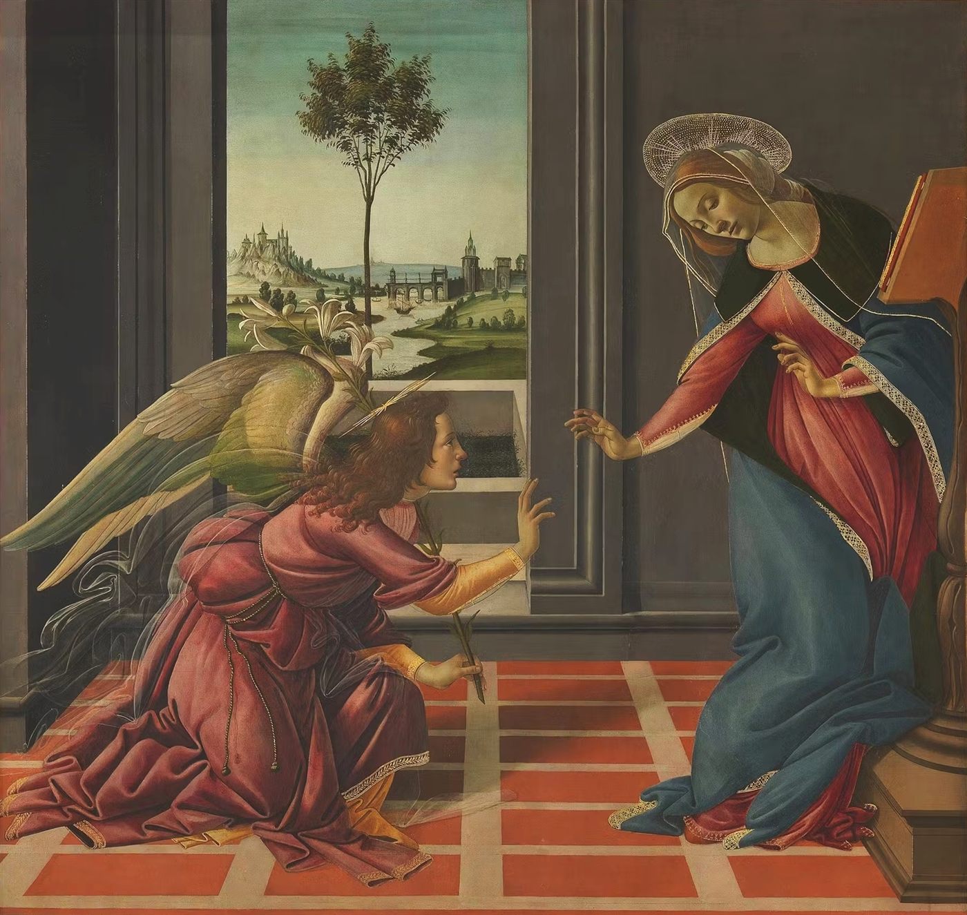 A Anunciação de Cestello, por Sandro Botticelli