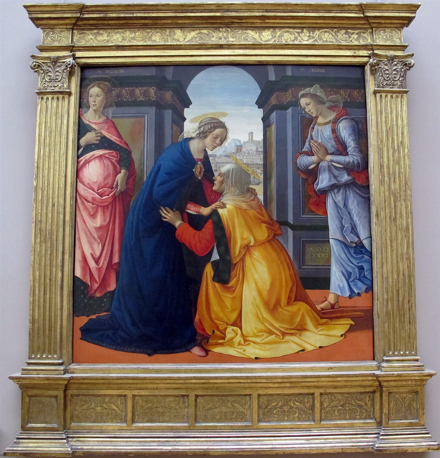 A Visitação, por Domenico Ghirlandaio