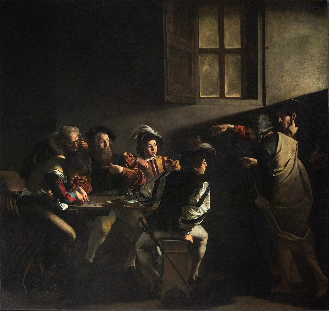 A Vocação de São Mateus, por Caravaggio