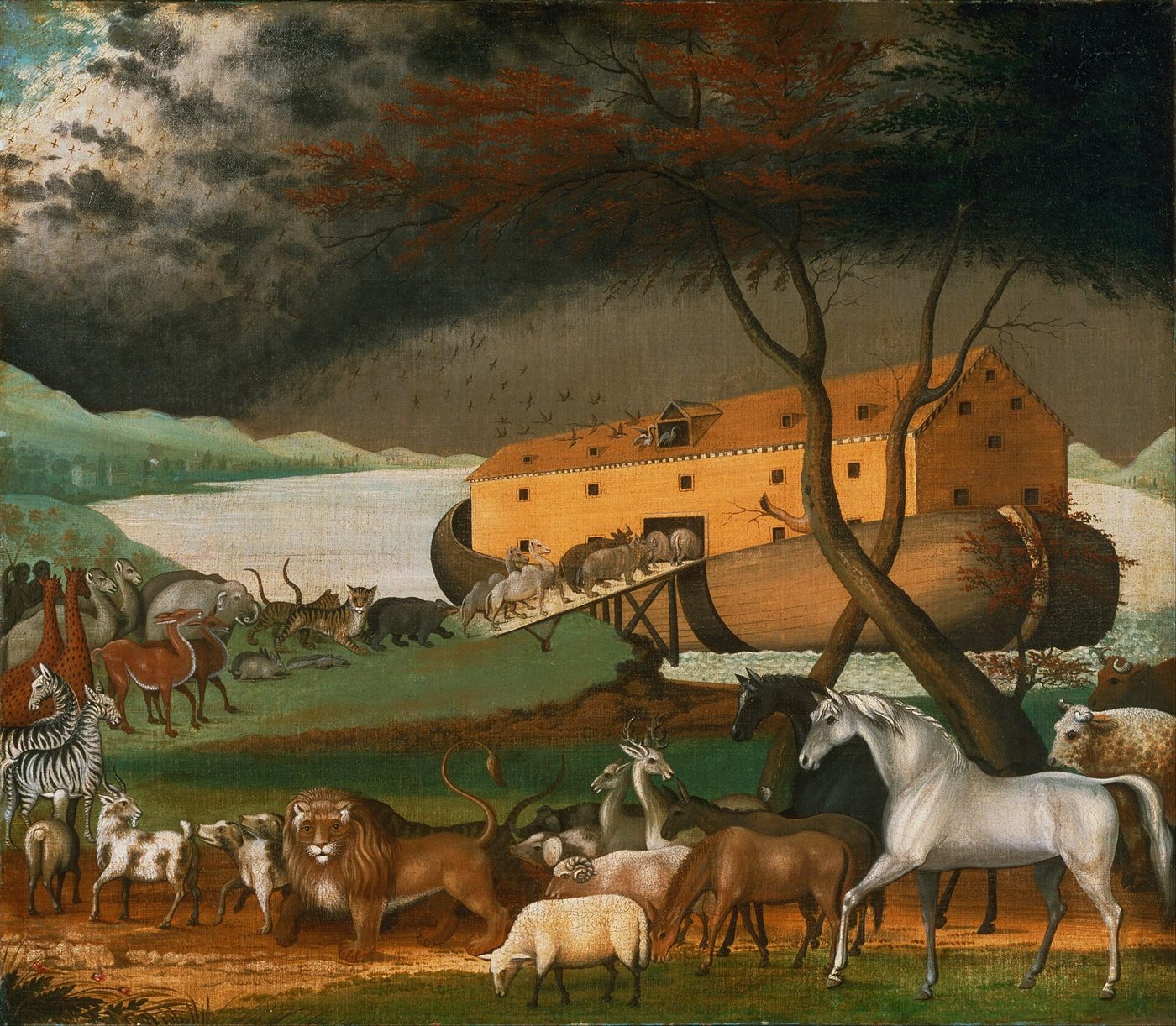 A Arca de Noé, por Edward Hicks