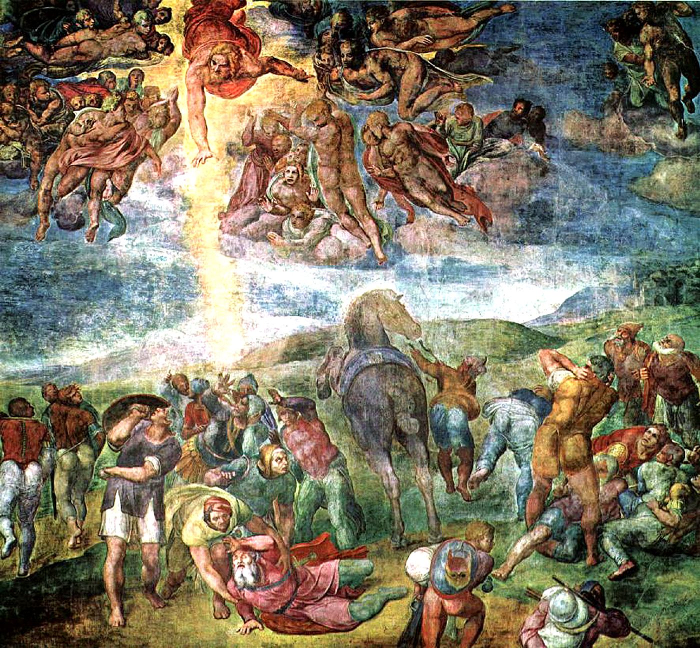 Conversão de Saulo, por Michelangelo