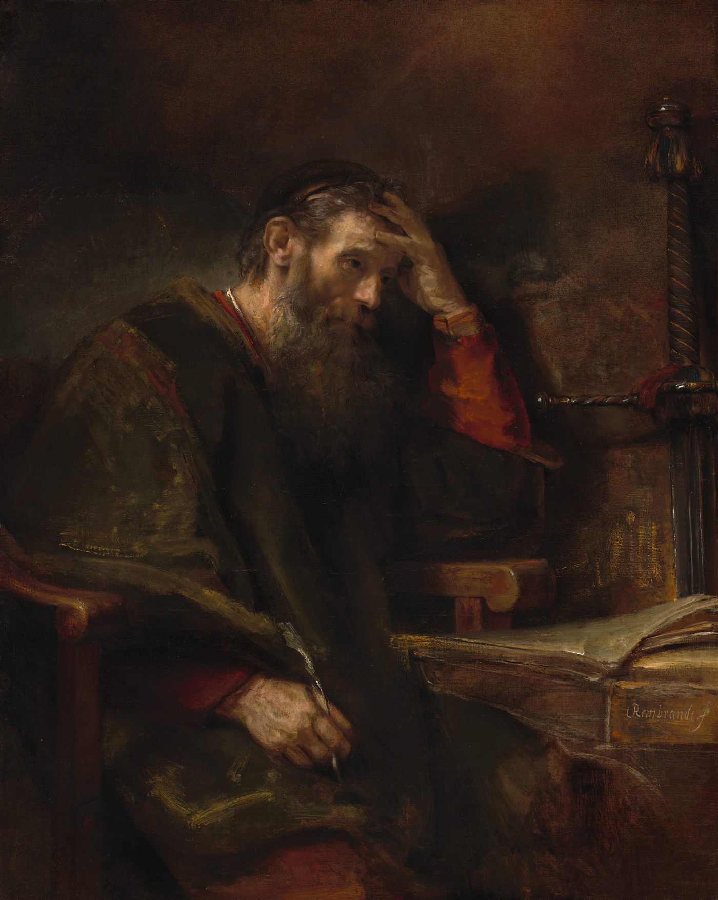 São Paulo, retrato por Rembrandt