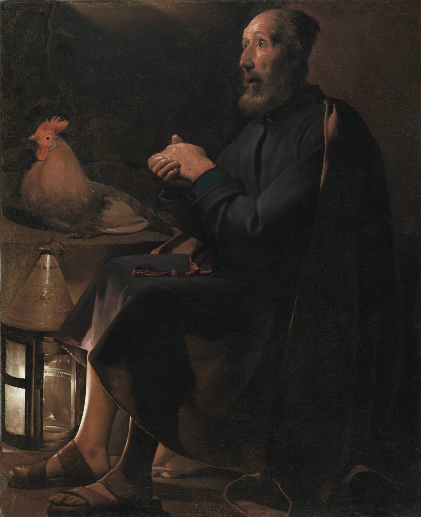 São Pedro Arrependido, por Georges de La Tour