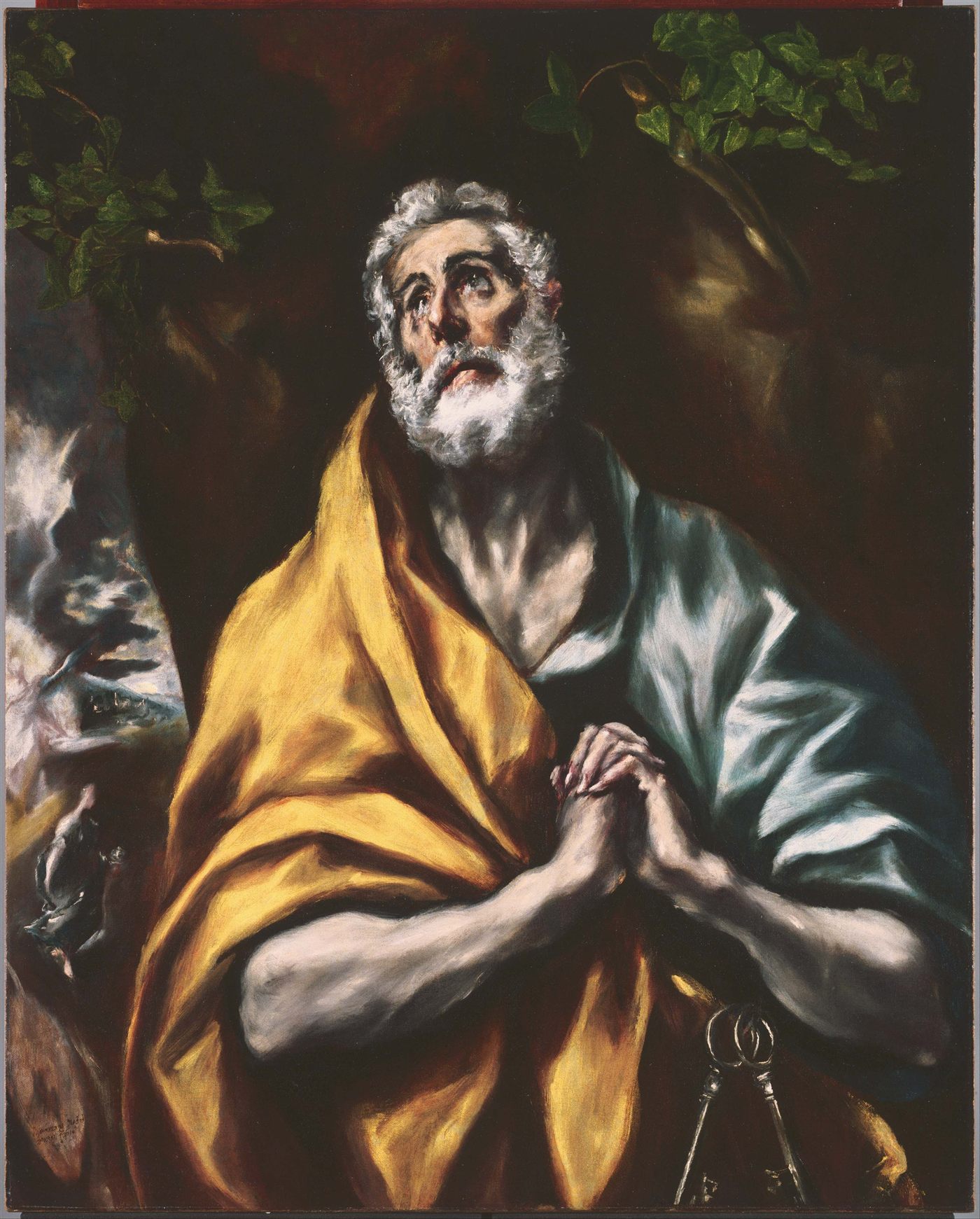 Pedro arrependido, por El Greco