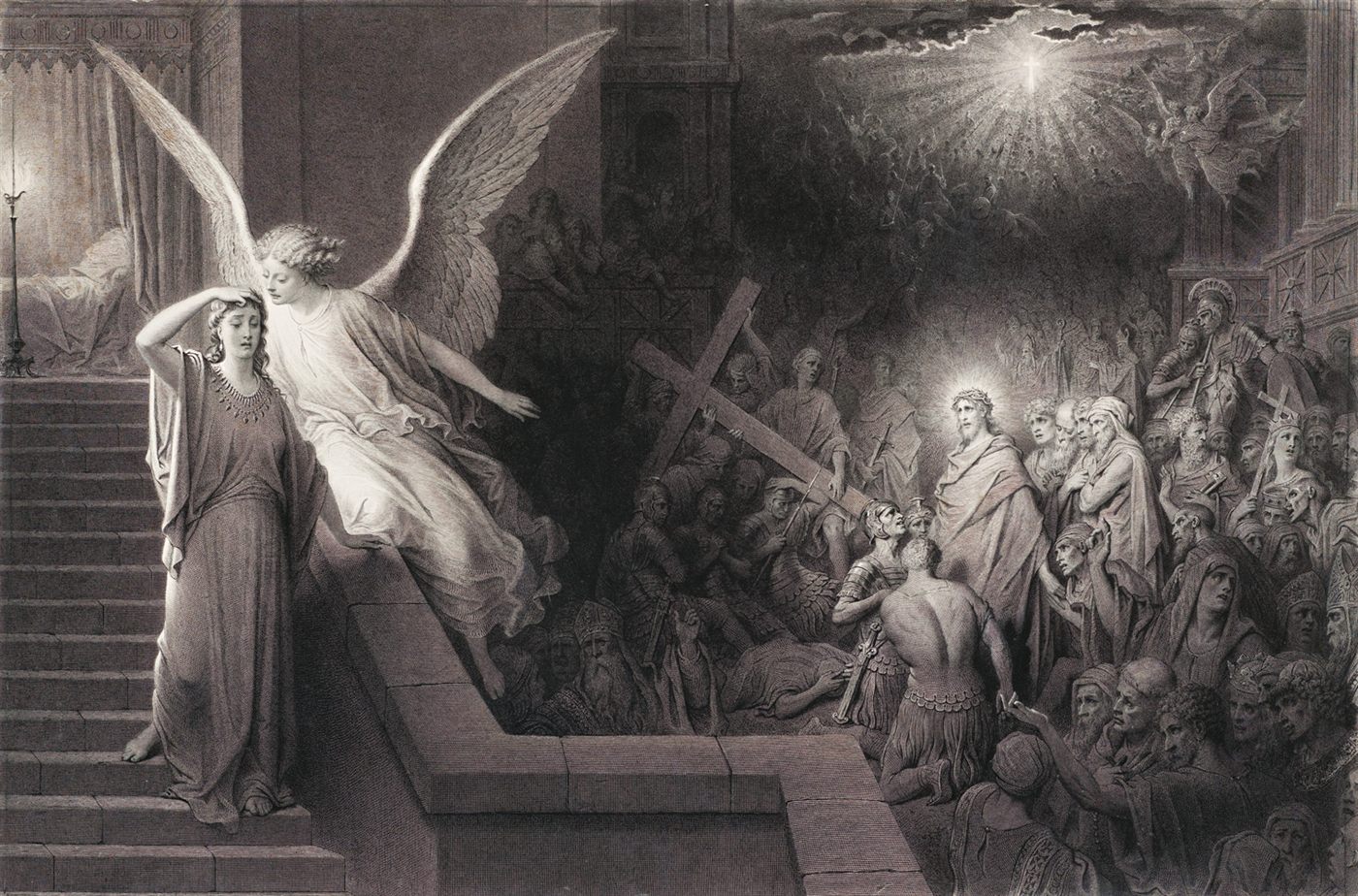 O sonho da esposa de Pilatos, gravura de Gustave Doré