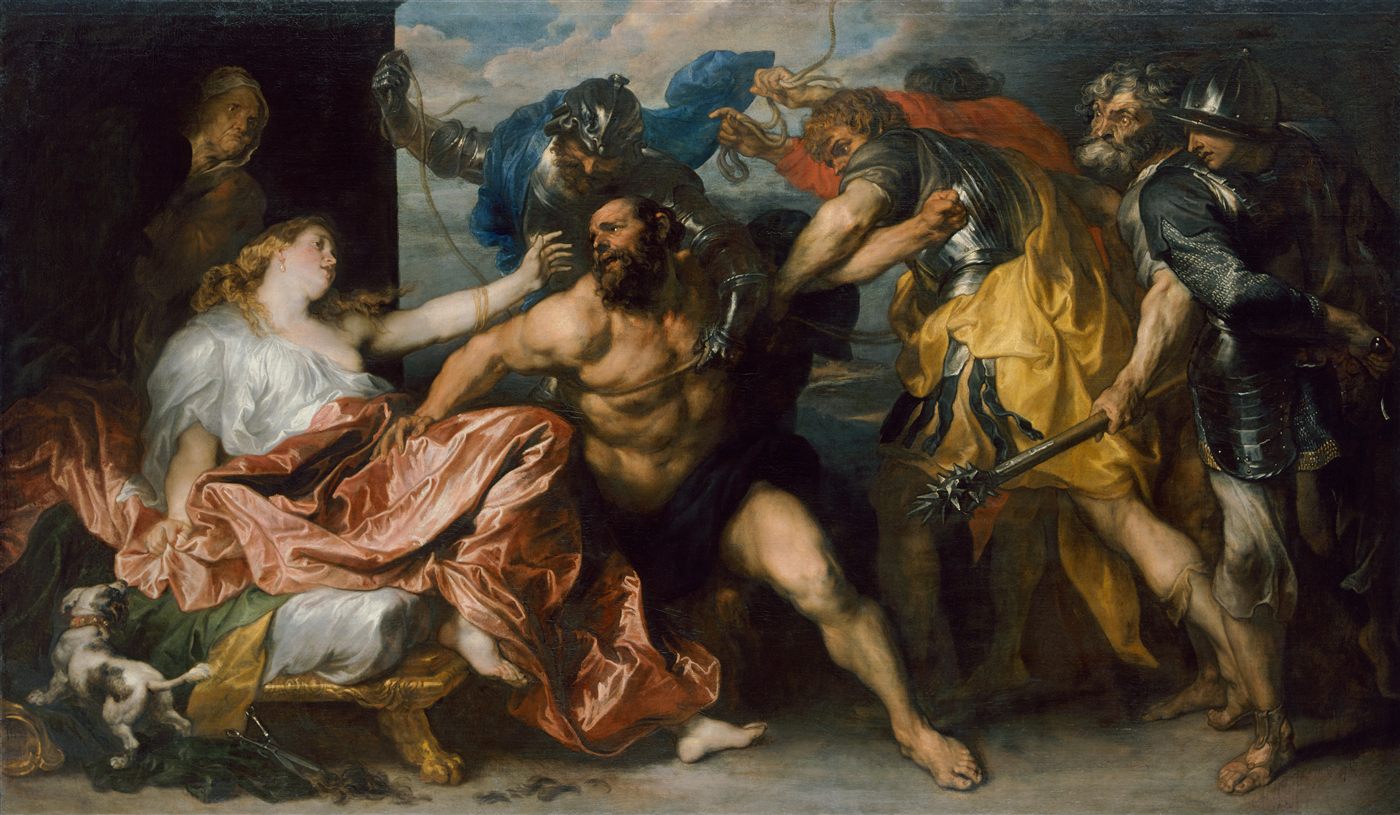 Sansão e Dalila, por Anthony van Dyck