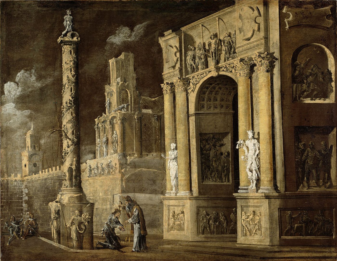 Samuel ungindo Saul, por François de Nomé