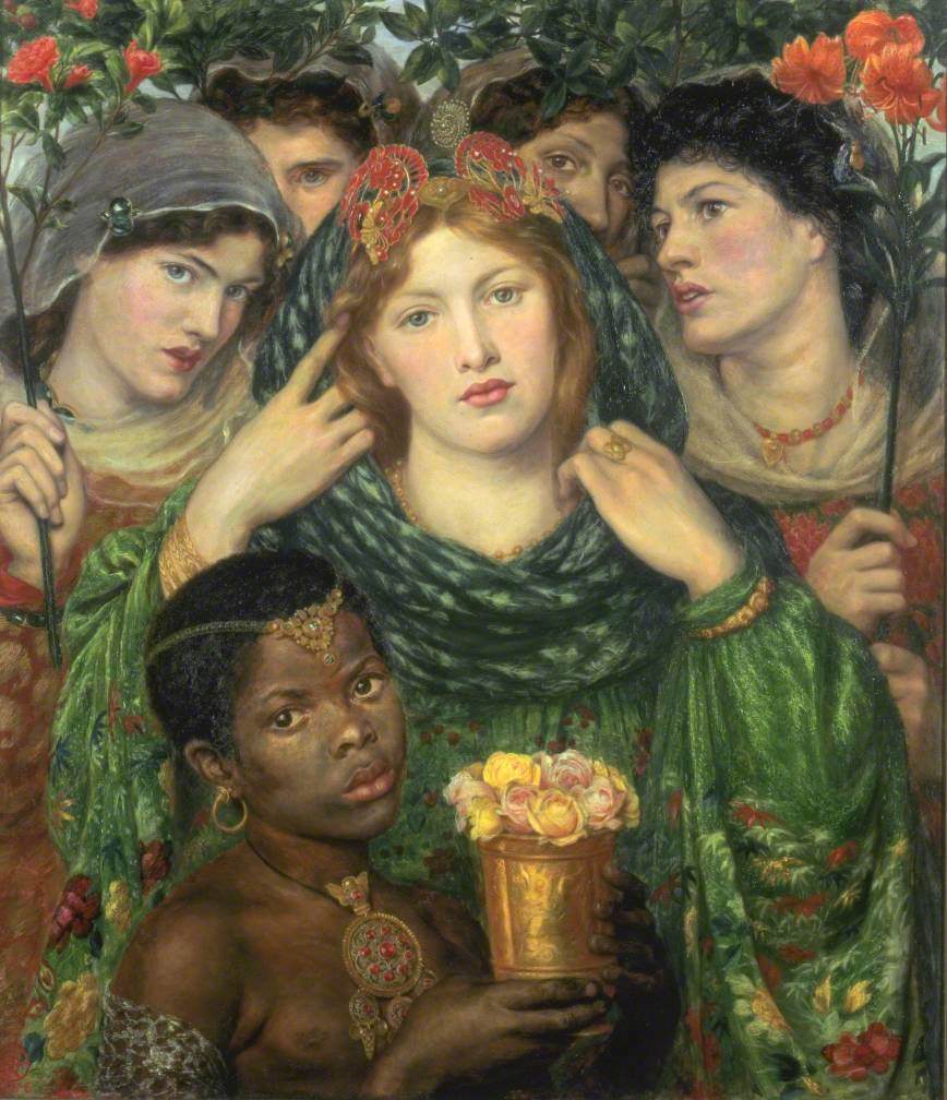 A Amada, inspirada no Cântico dos Cânticos, por Dante Gabriel Rossetti