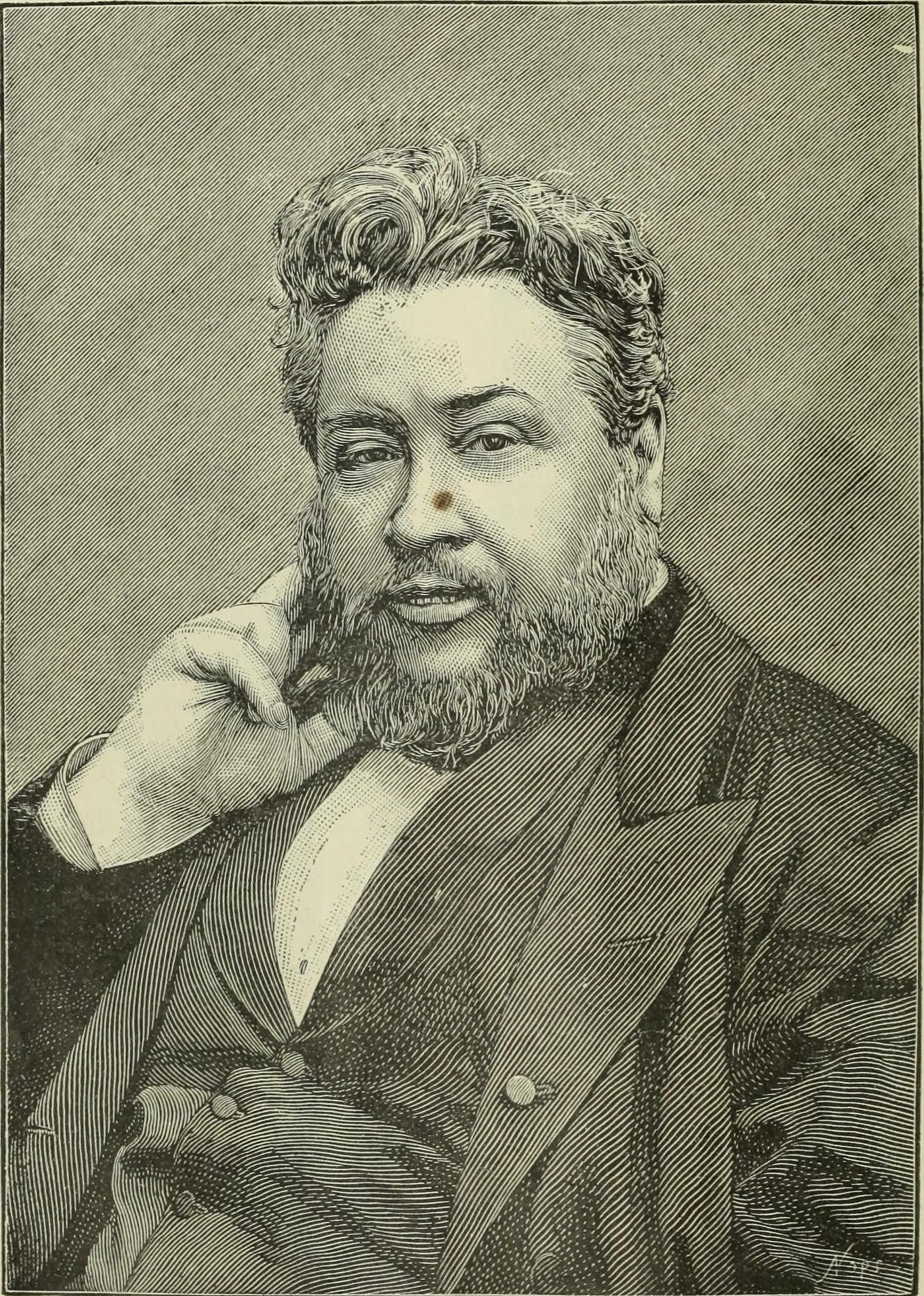 Fotografia de Charles Haddon Spurgeon nos últimos anos de vida, 1890