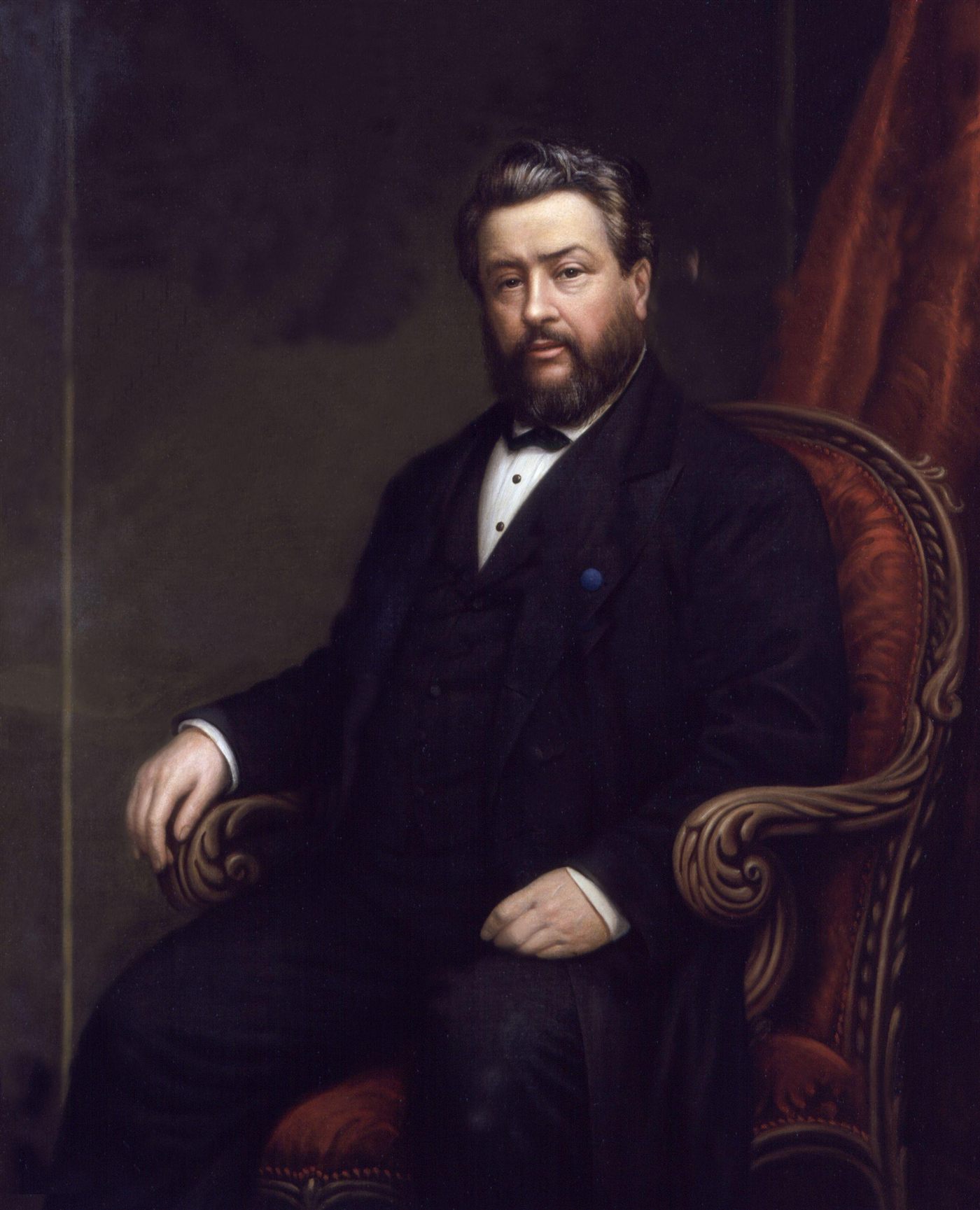 Charles Haddon Spurgeon, retrato a óleo de Alexander Melville, 1885