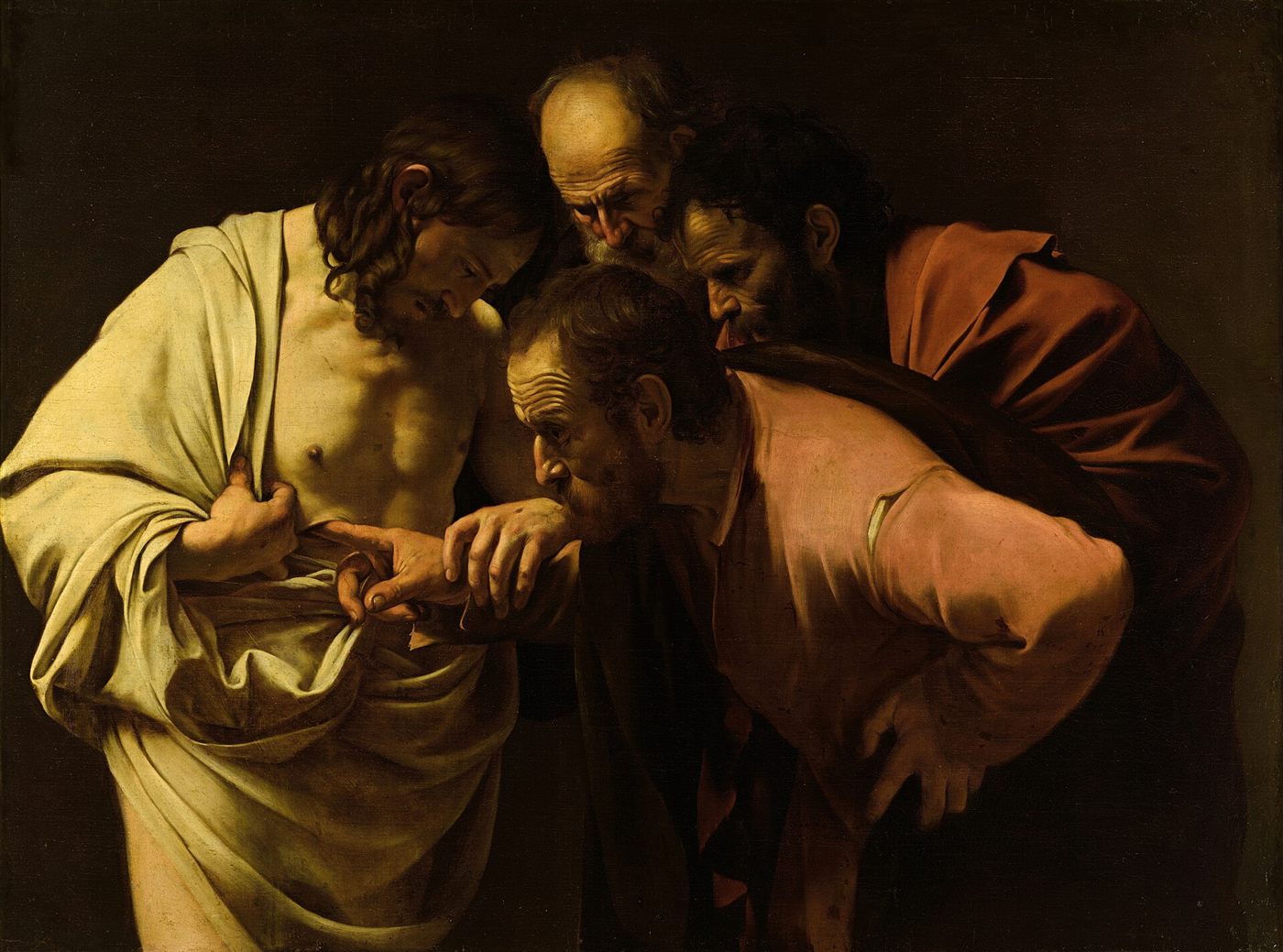 A Incredulidade de São Tomé, por Caravaggio
