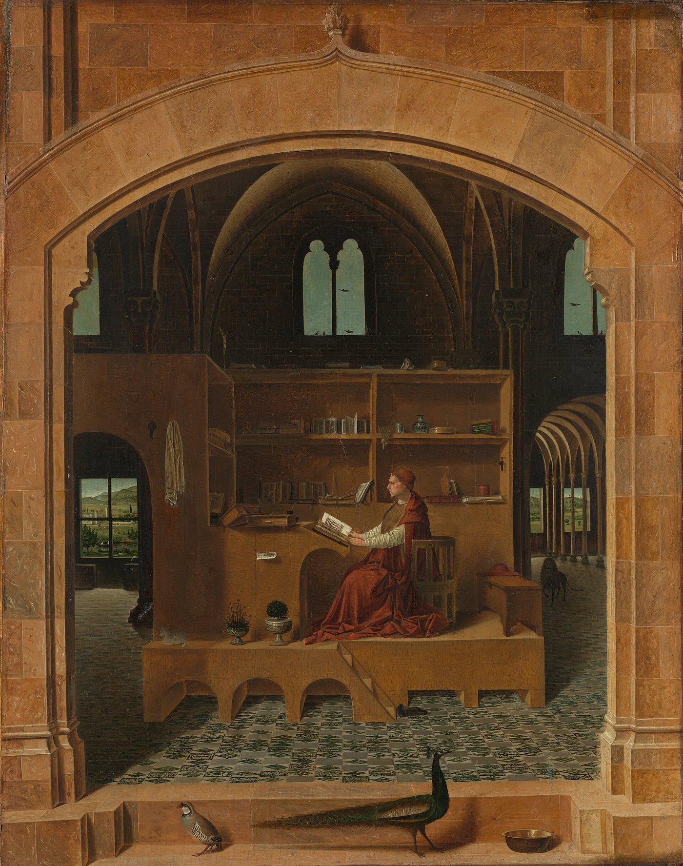 São Jerônimo em seu estúdio, de Antonello da Messina
