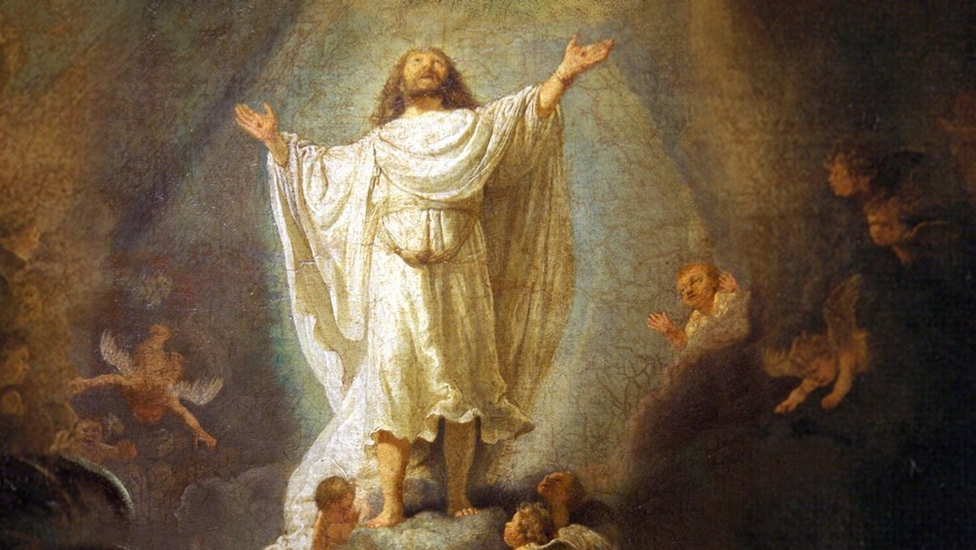 A Ascensão de Cristo, de Rembrandt (1636)