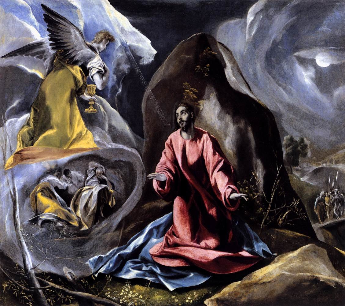 Cristo no Horto das Oliveiras, por El Greco