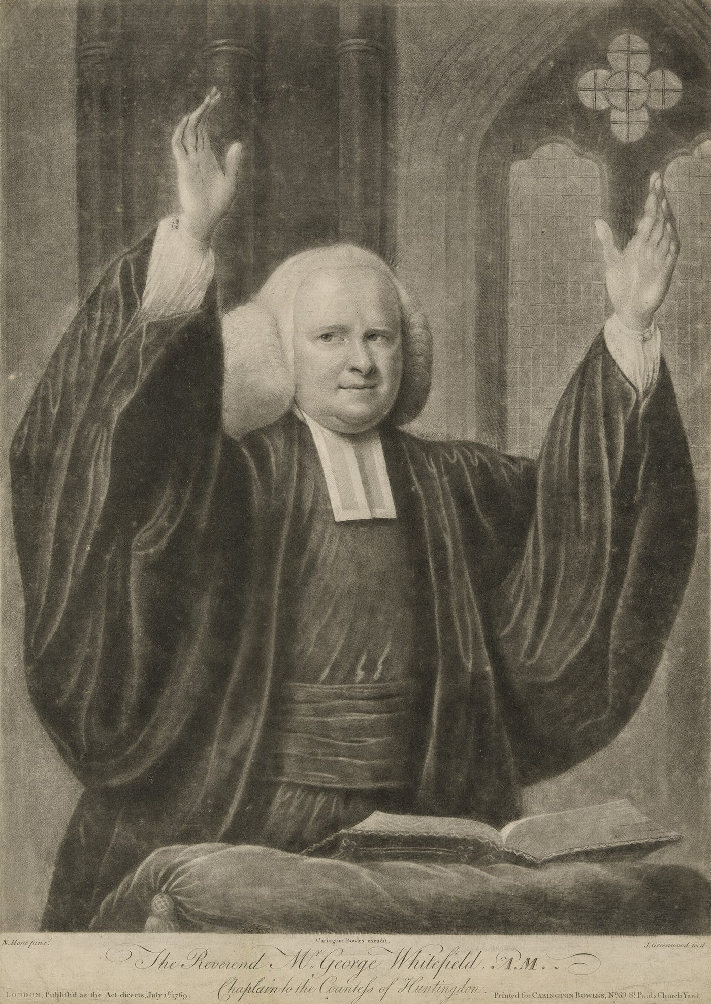 George Whitefield, retrato de 1769