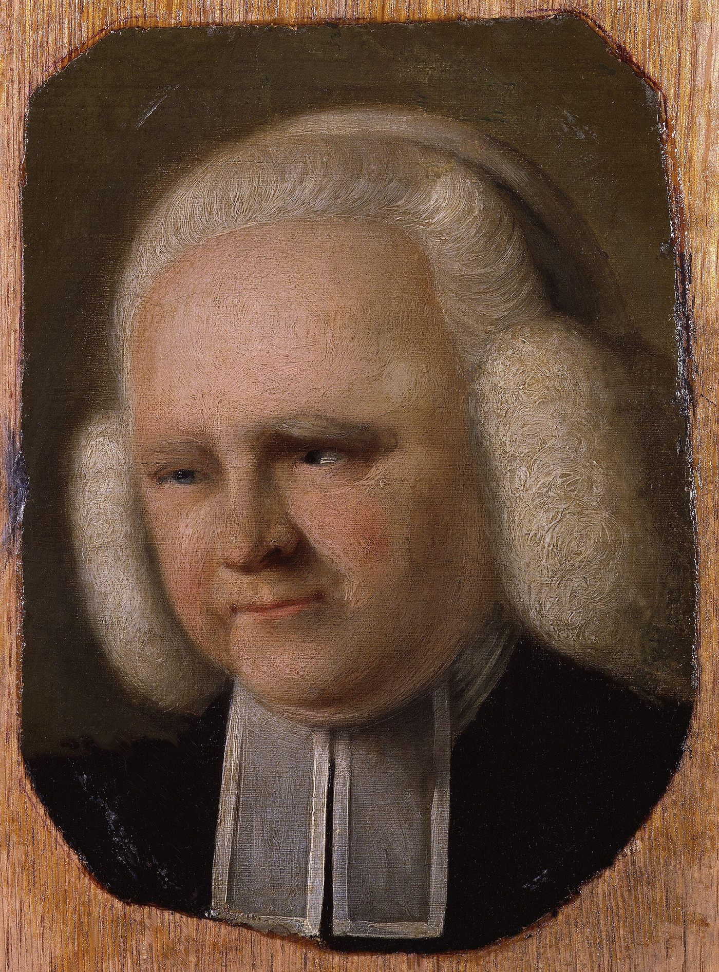 Retrato de George Whitefield por John Russell, pintado em maio de 1770