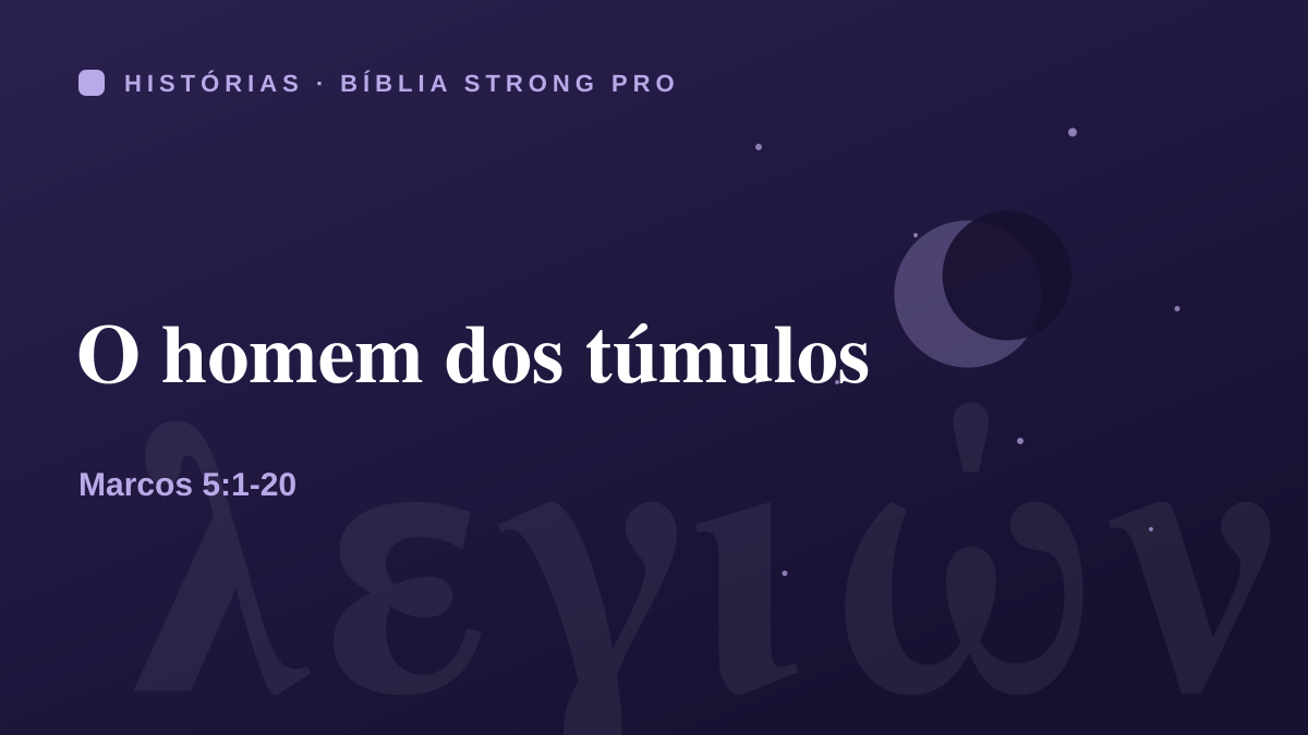O homem dos túmulos